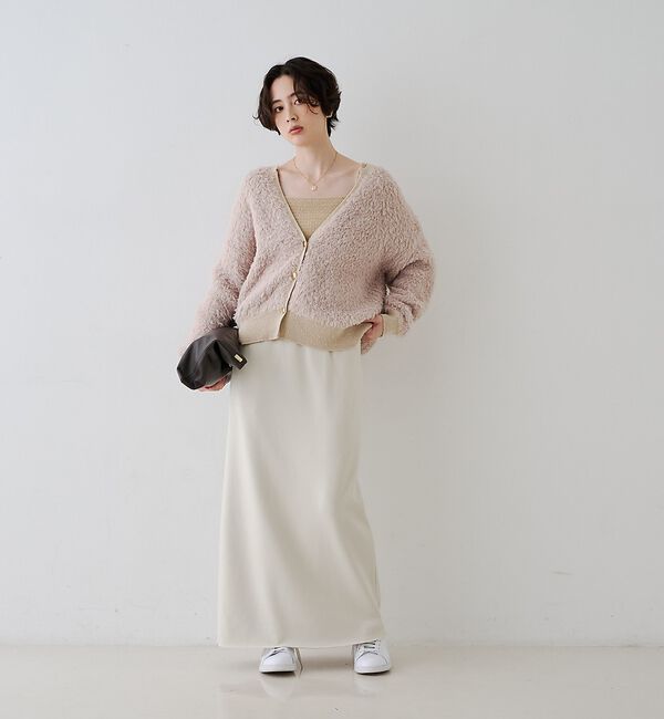 Rouge vif「【2点セット】カーリーヤーンアンサンブルニット【予約】」|ニット・セーター|