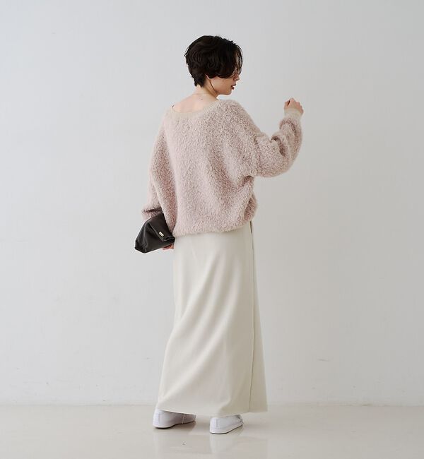 Rouge vif「【2点セット】カーリーヤーンアンサンブルニット【予約】」|ニット・セーター|