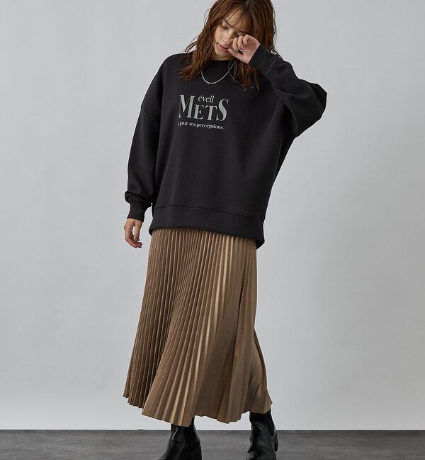 abahouse mavie「シルキーダンボールロゴプルオーバー」|スウェット・ジャージ|