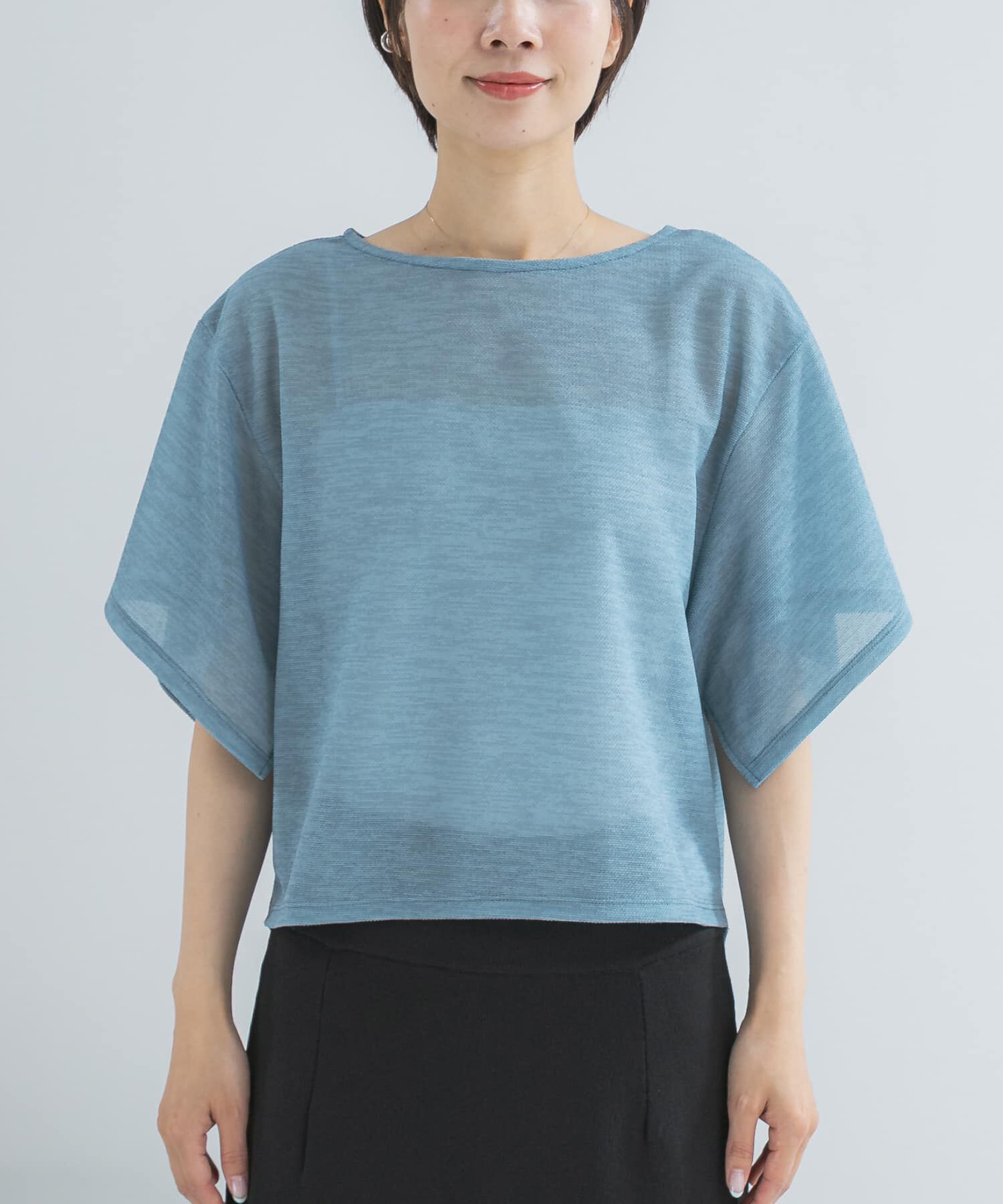 URBAN RESEARCH ROSSO「スリットスリーブカラミカットソー」|Tシャツ・カットソー|