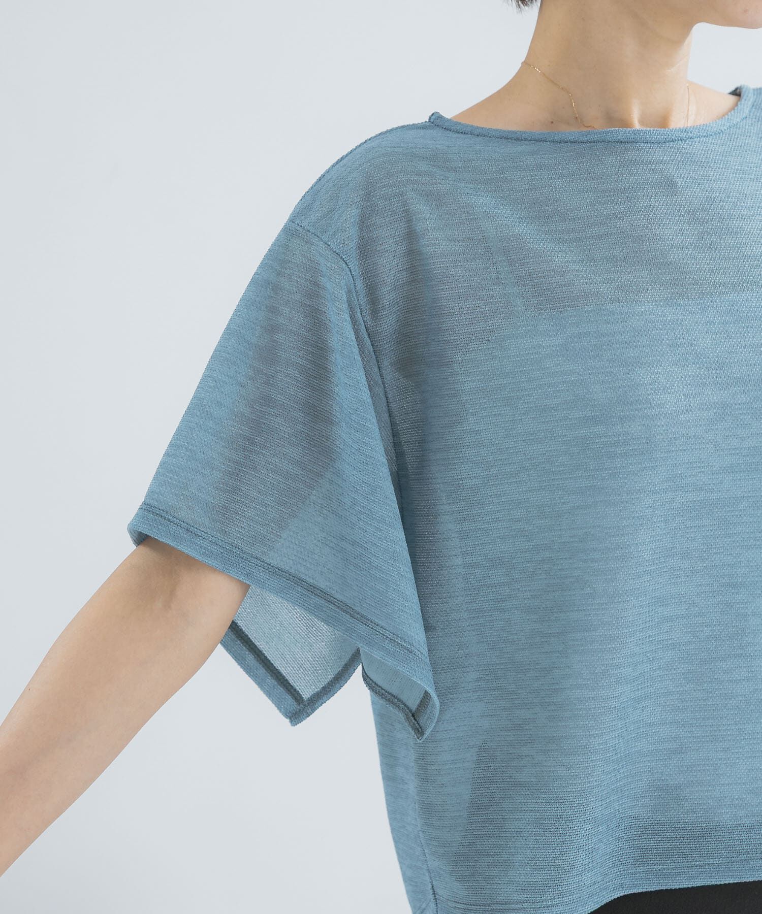 URBAN RESEARCH ROSSO「スリットスリーブカラミカットソー」|Tシャツ・カットソー|
