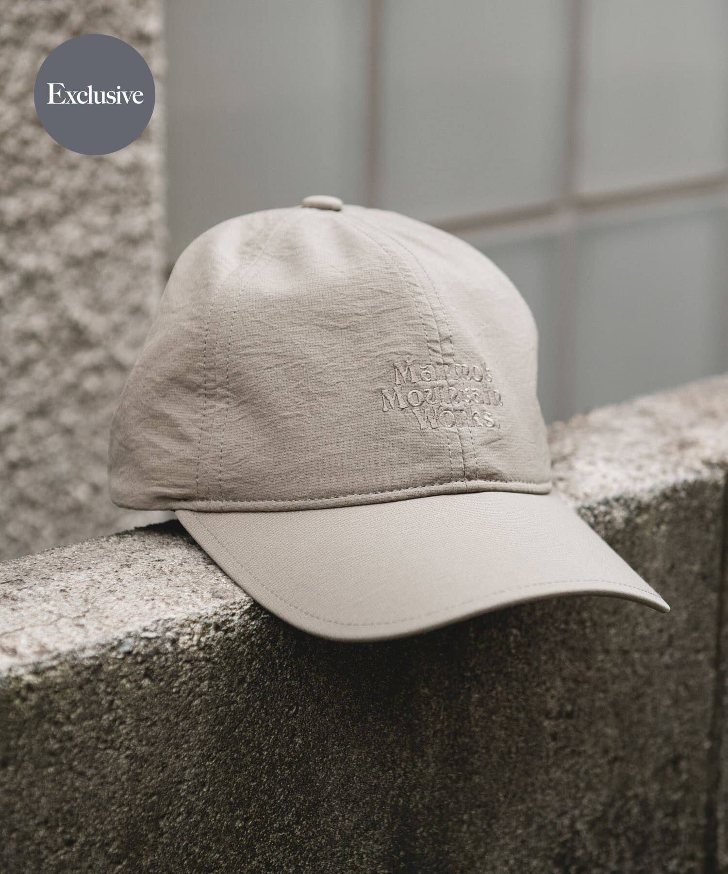 URBAN RESEARCH DOORS「『別注』Marmot&times;DOORS　DOT AIR CAP」|キャップ・キャスケット|カーキ
