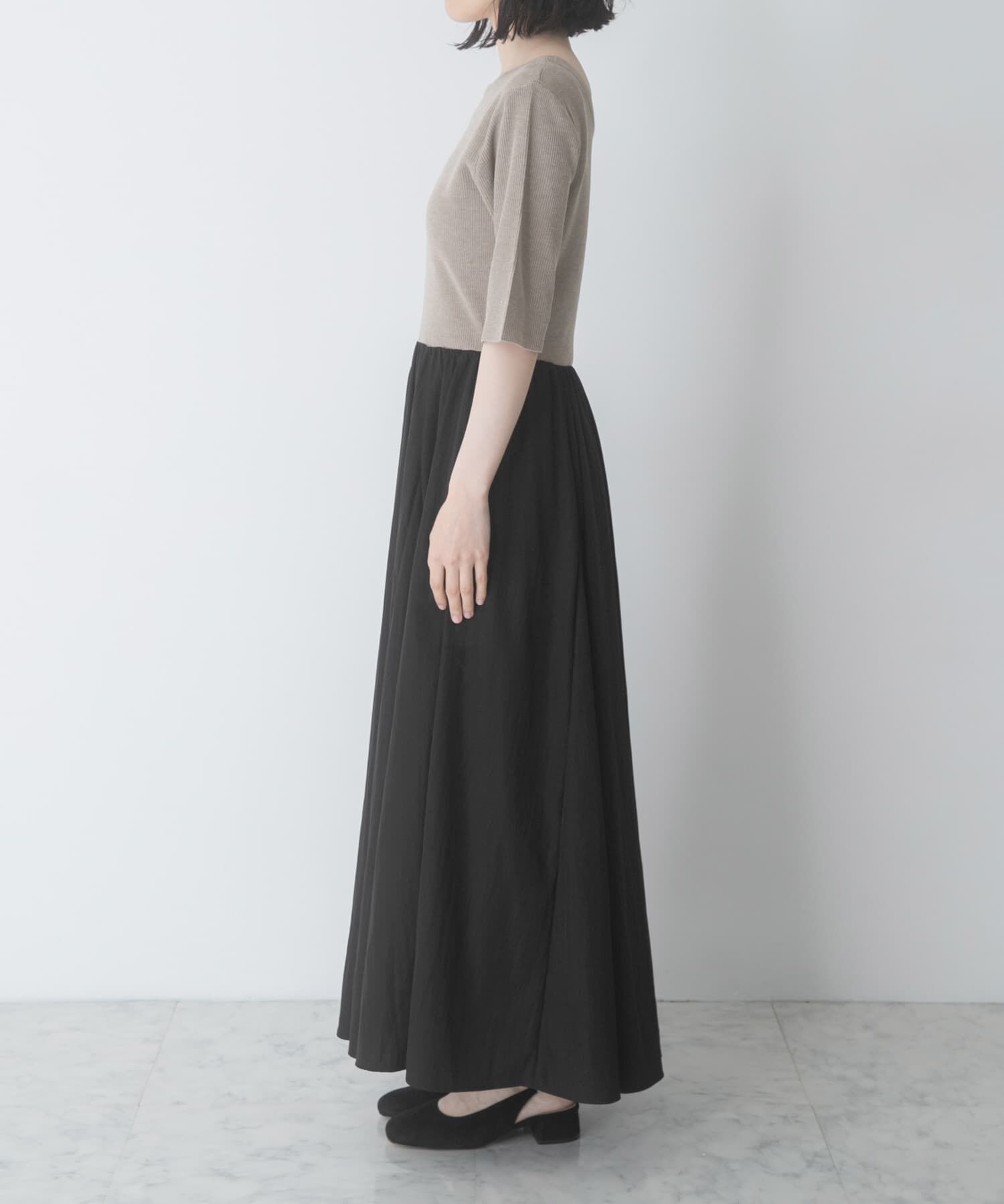 URBAN RESEARCH ROSSO「『一部WEB限定カラー』ニットドッキングワンピース」|ワンピース|