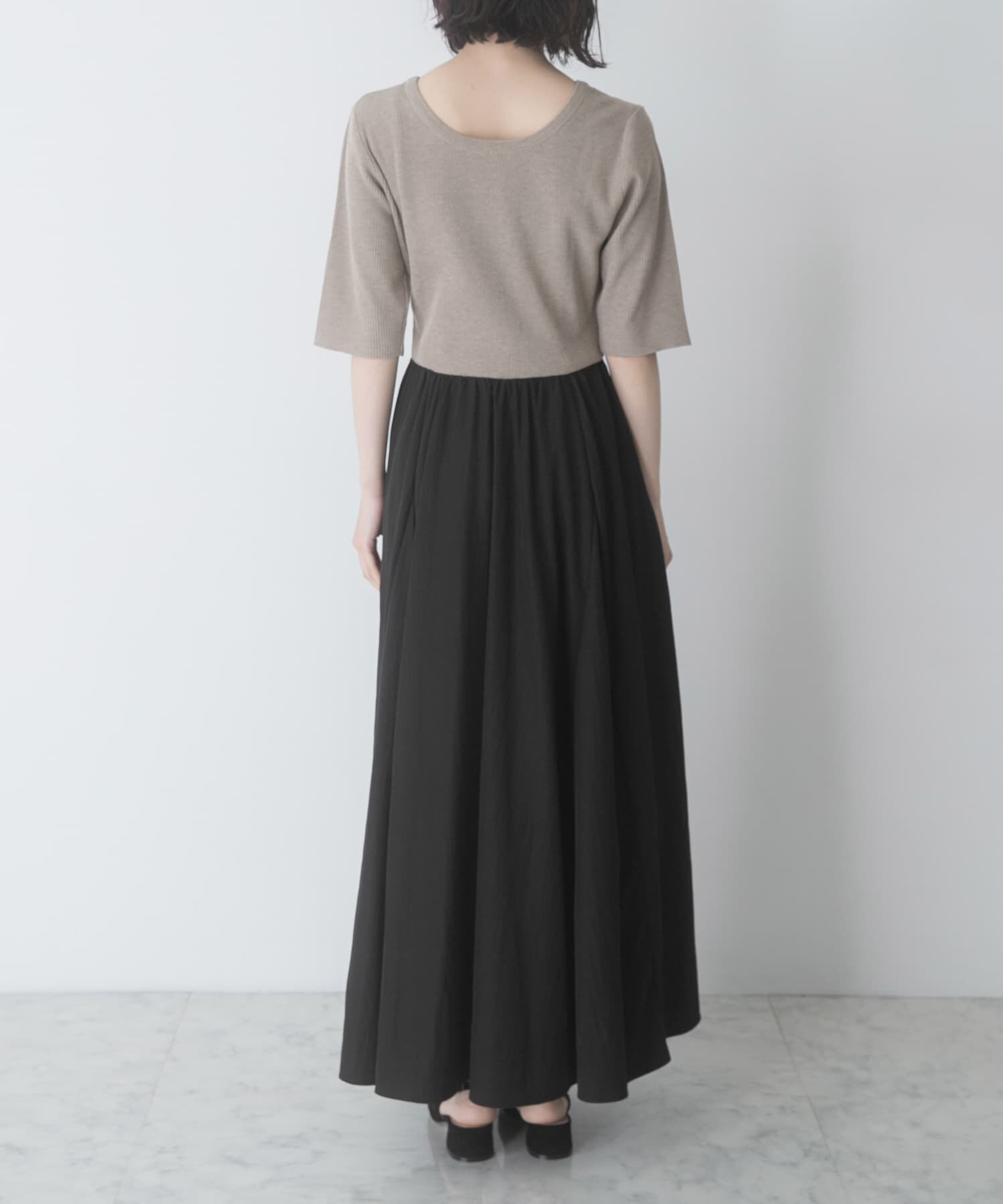 URBAN RESEARCH ROSSO「『一部WEB限定カラー』ニットドッキングワンピース」|ワンピース|