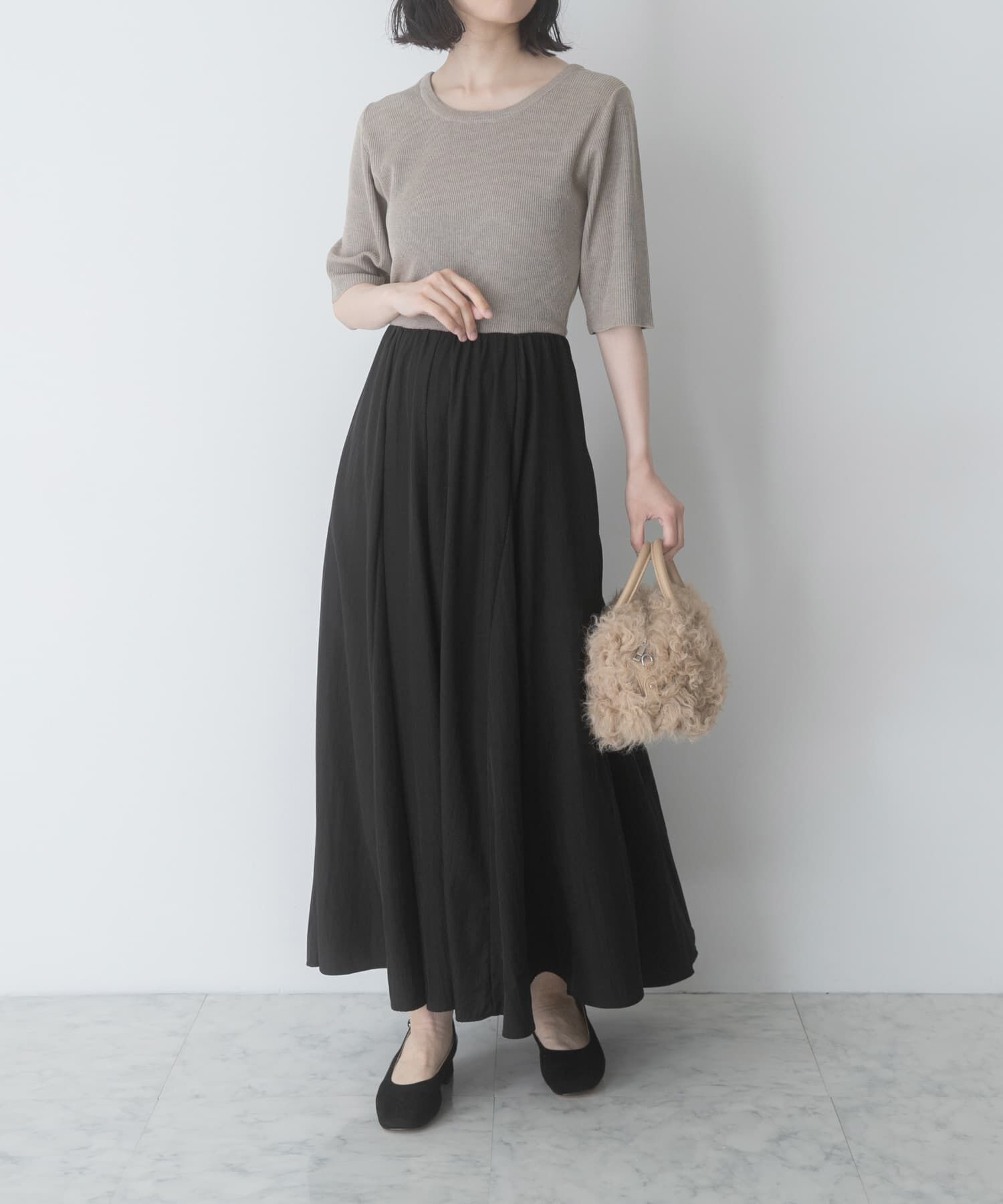 URBAN RESEARCH ROSSO「『一部WEB限定カラー』ニットドッキングワンピース」|ワンピース|