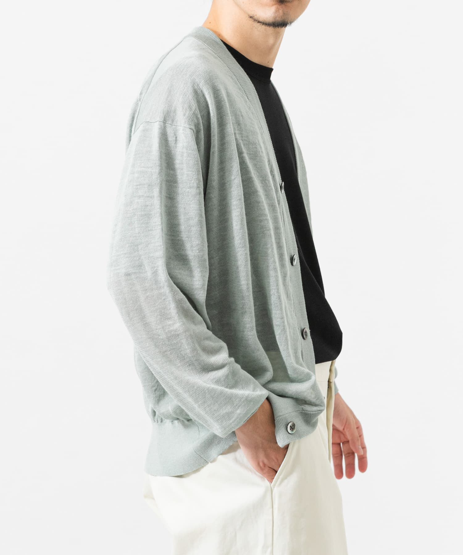 URBAN RESEARCH「RAMIE SHEER CARDIGAN」|ニット・セーター|