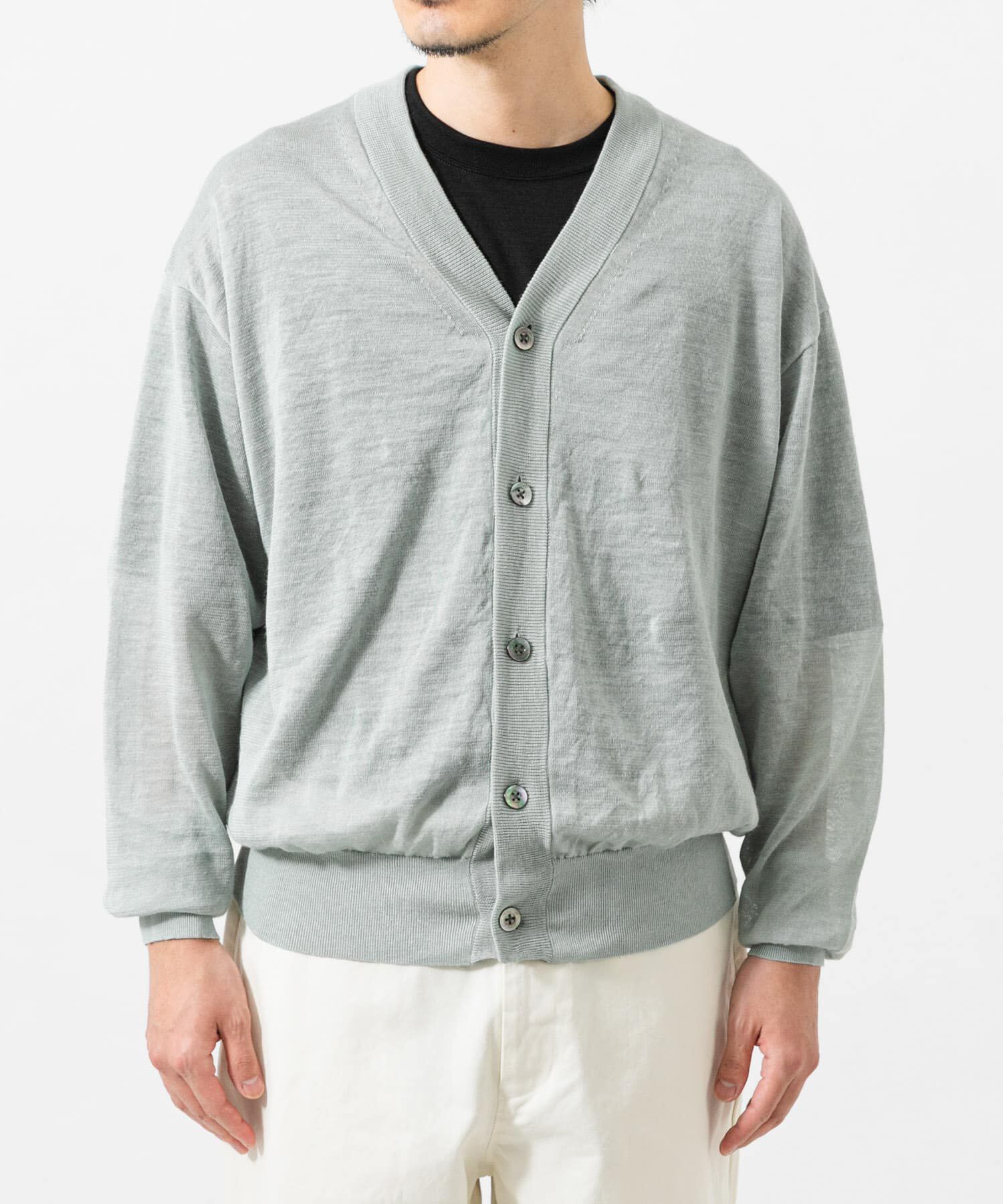 URBAN RESEARCH「RAMIE SHEER CARDIGAN」|ニット・セーター|