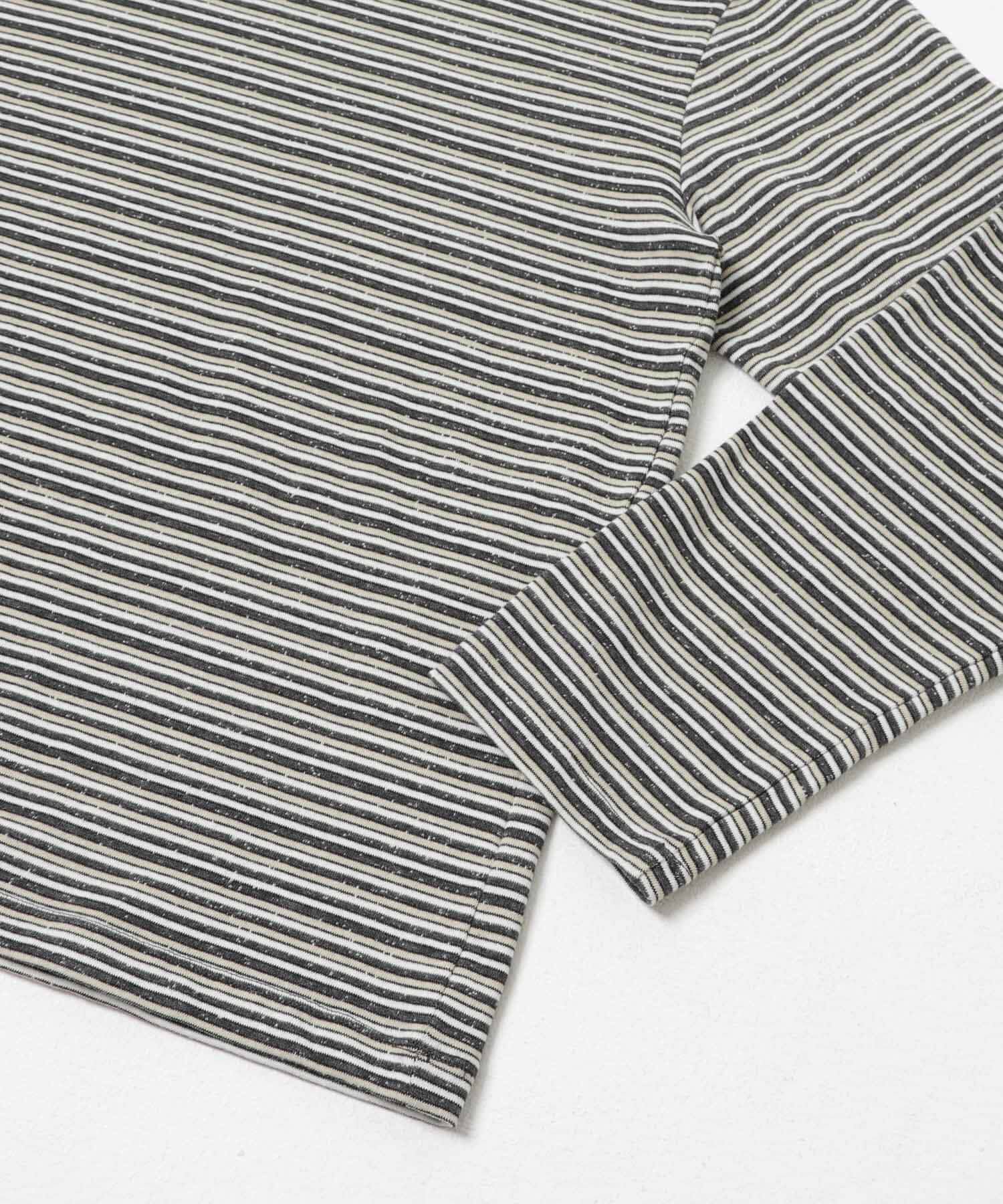 URBAN RESEARCH DOORS「FORK&SPOON　プレーティングボーダーロングスリーブTシャツ」|Tシャツ・カットソー|
