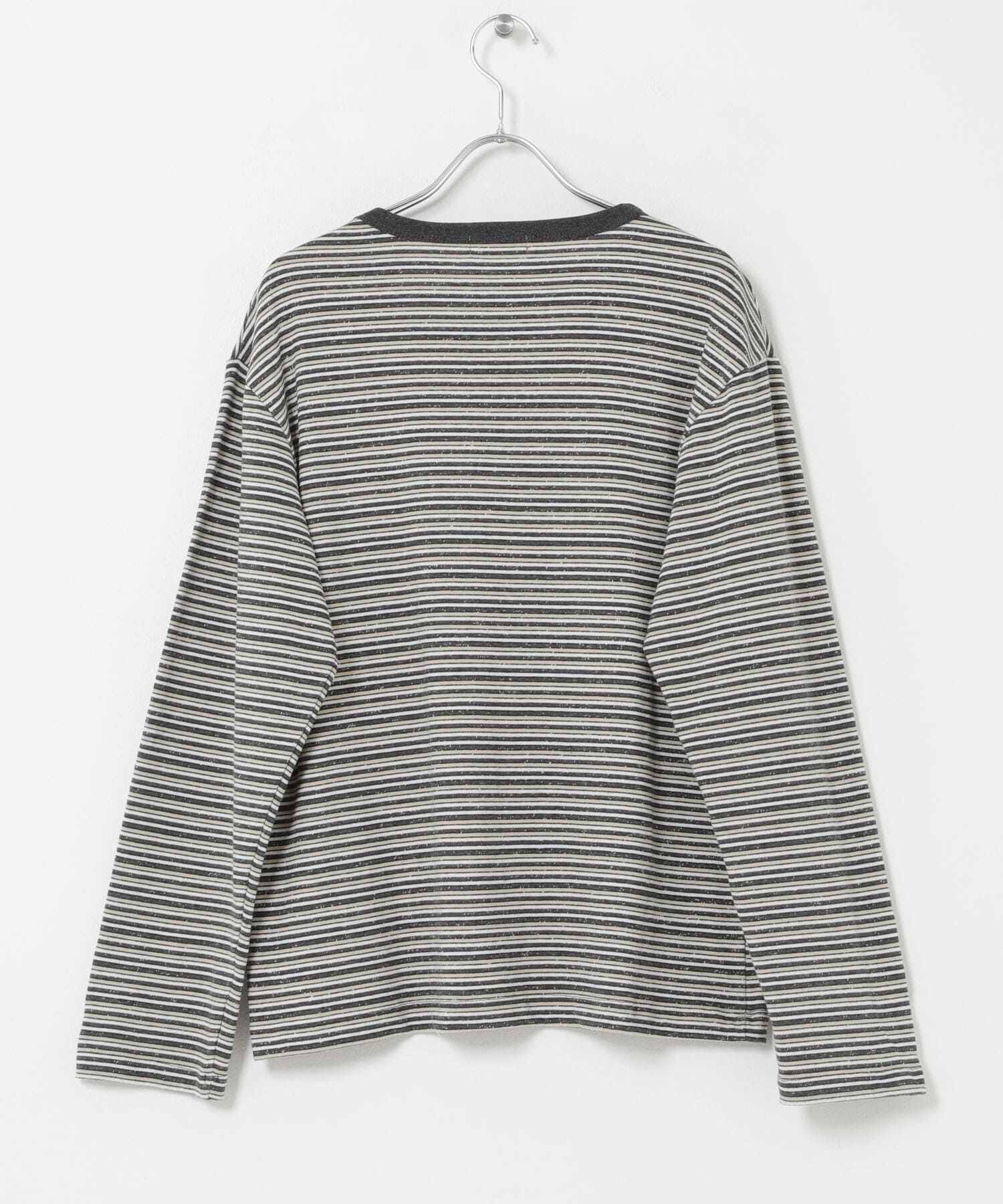 URBAN RESEARCH DOORS「FORK&SPOON　プレーティングボーダーロングスリーブTシャツ」|Tシャツ・カットソー|