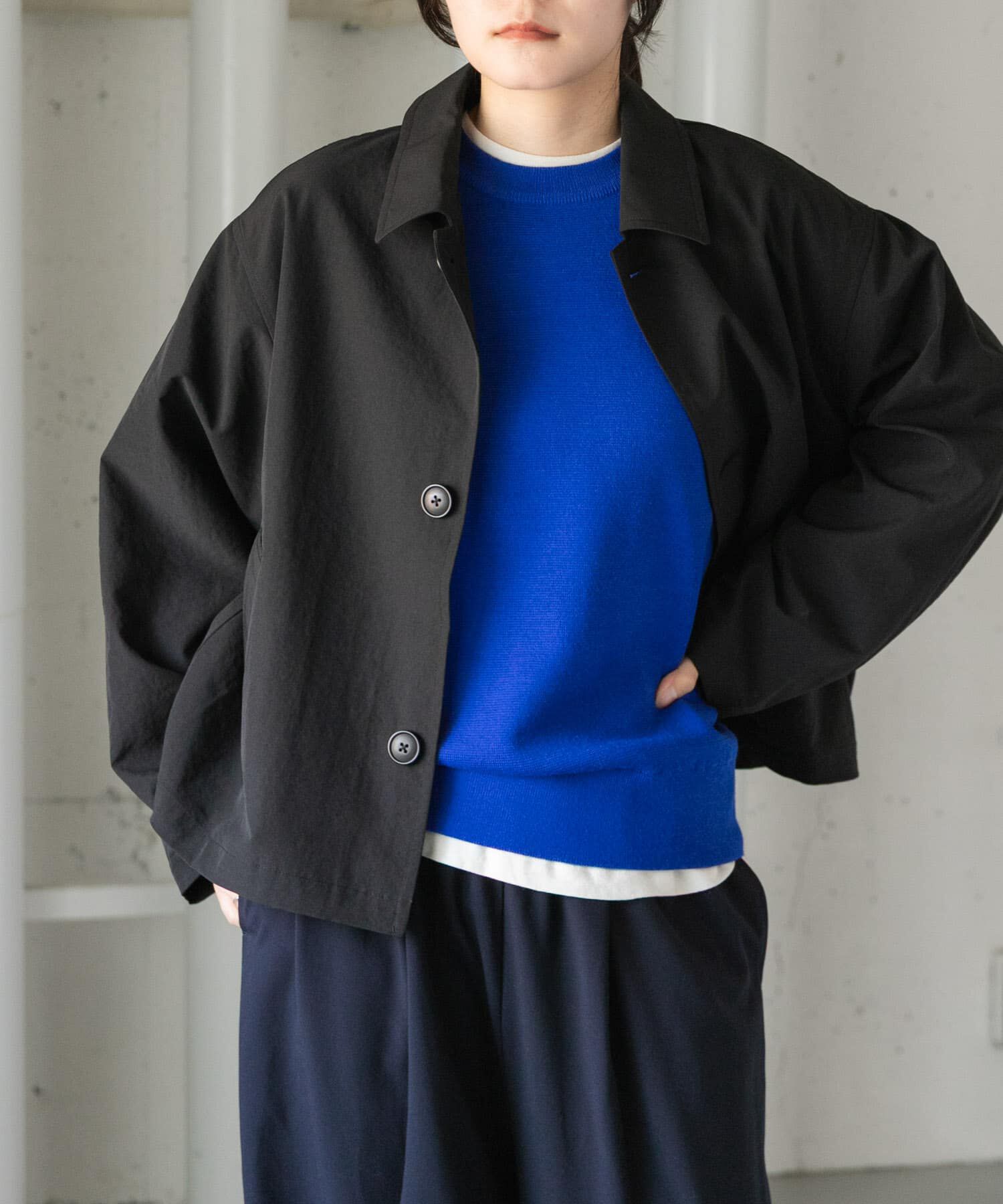 URBAN RESEARCH DOORS「FORK&SPOON　ステンカラーショートコート」|ステンカラーコート|