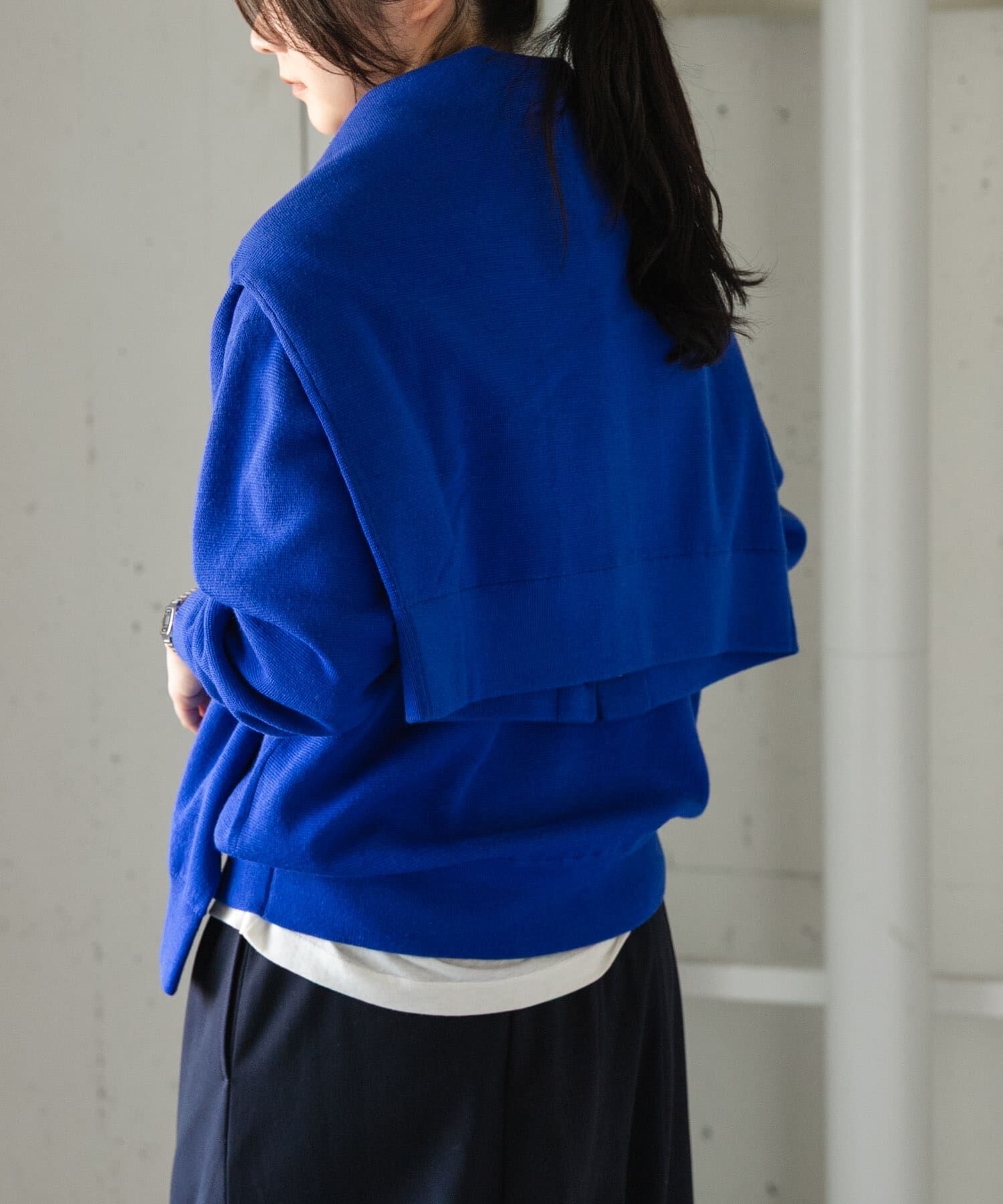URBAN RESEARCH DOORS「『WEB/一部店舗限定サイズ』FORK&SPOON　ミラノリブクルーネックニット」|ニット・セーター|