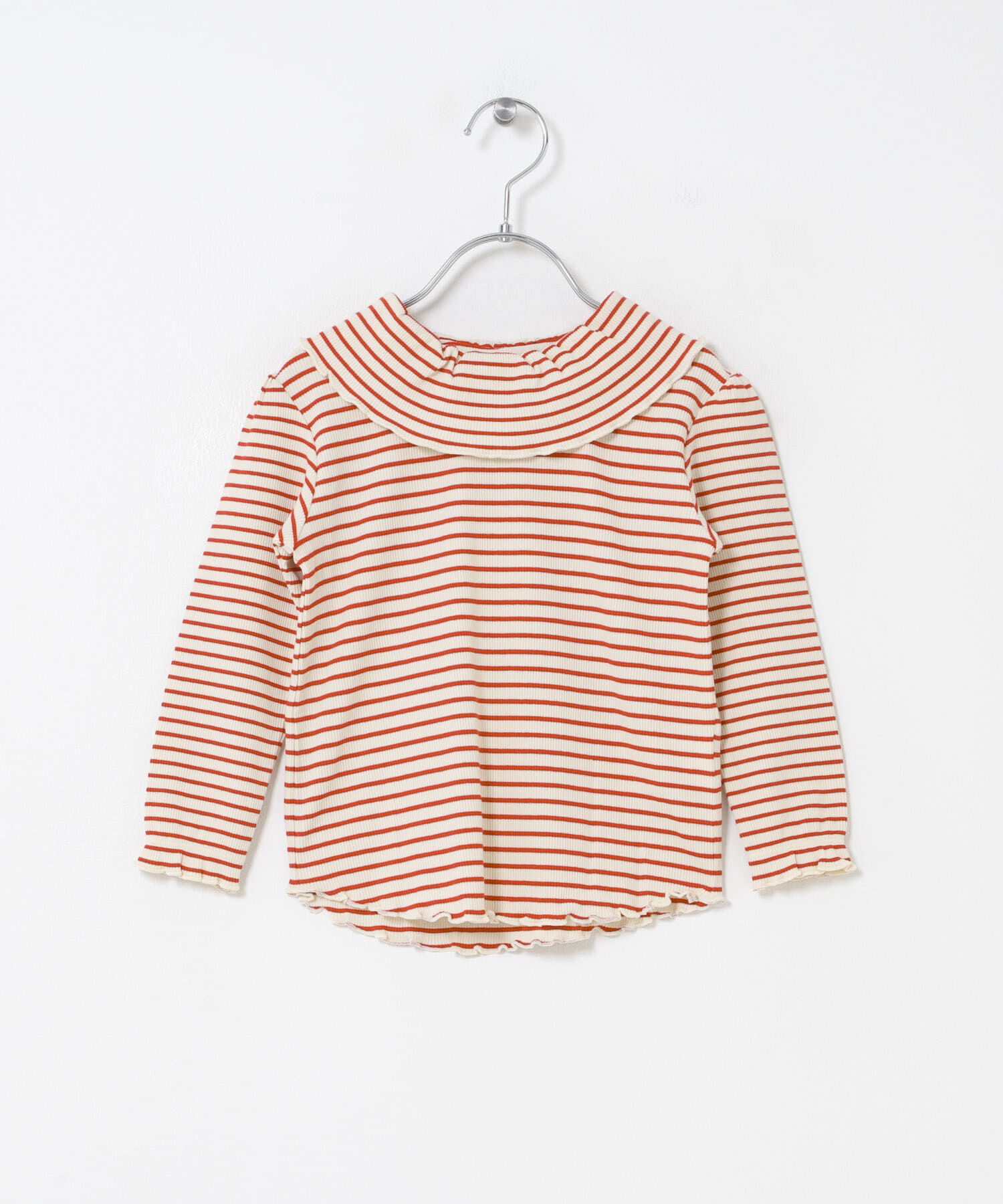 URBAN RESEARCH DOORS「『150サイズあり』メローフリルリブカラーTシャツ(KIDS)」|その他|レッド系その他
