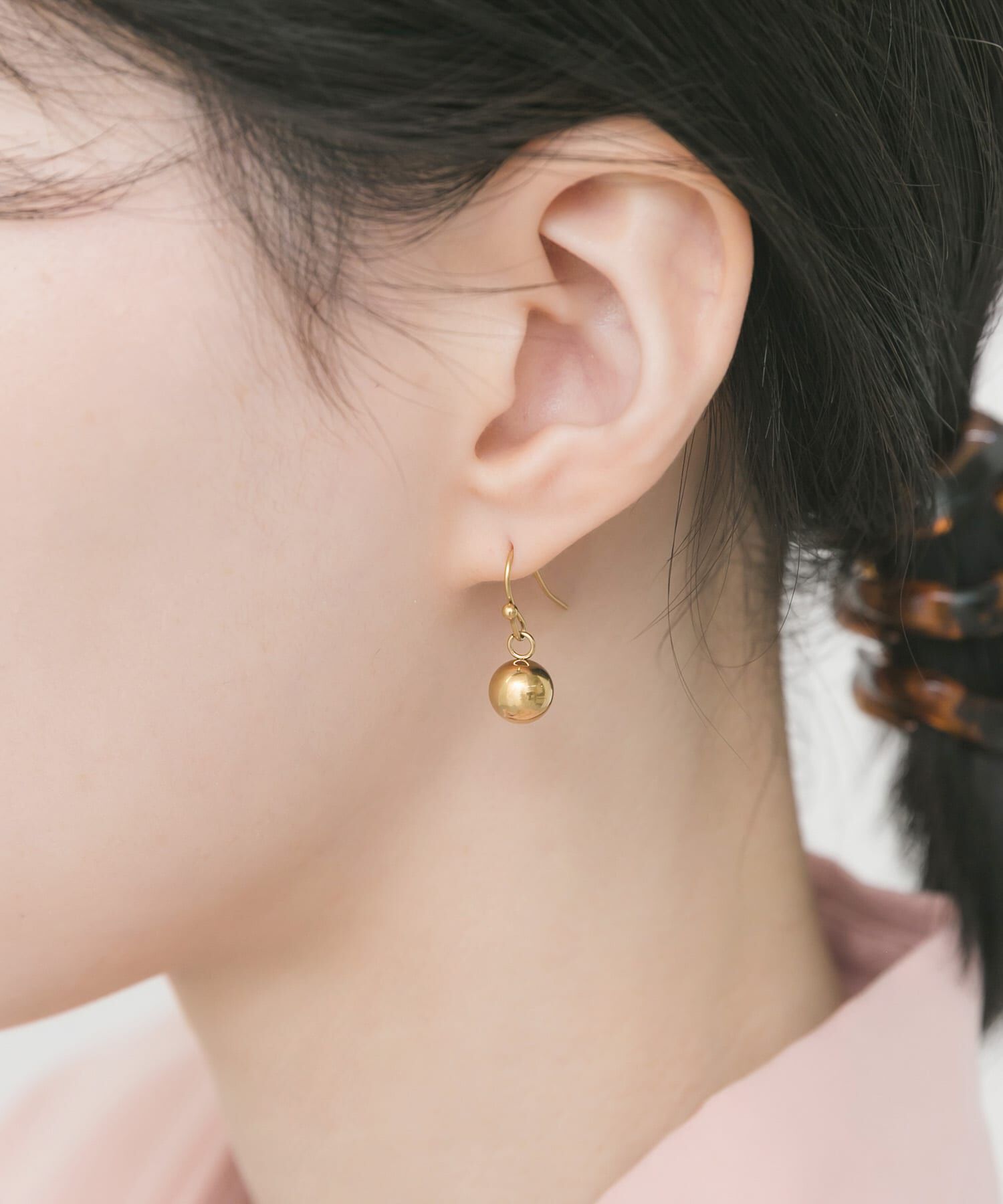 SMELLY「ステンレスメタルボールフックピアス」|ピアス|