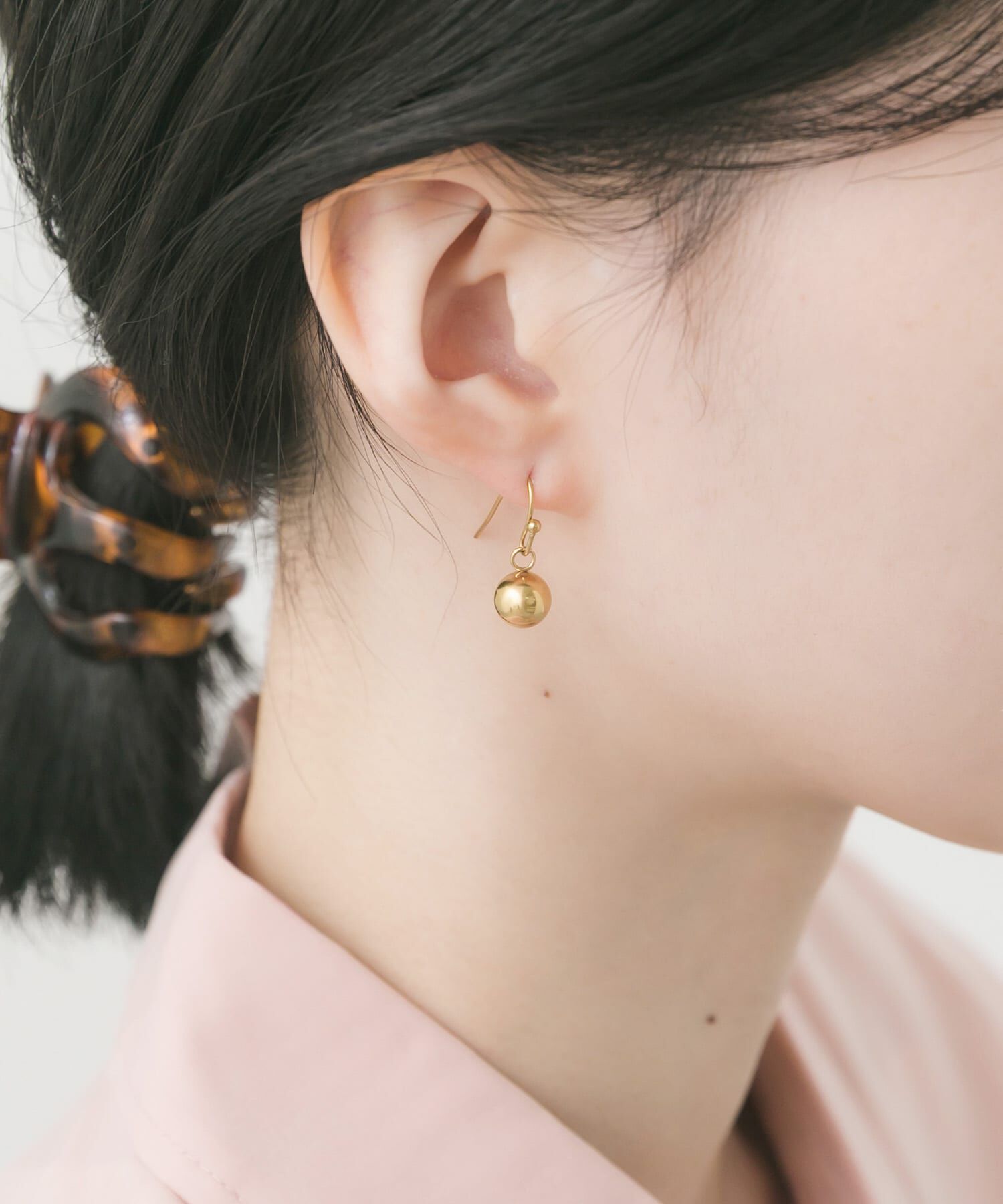 SMELLY「ステンレスメタルボールフックピアス」|ピアス|