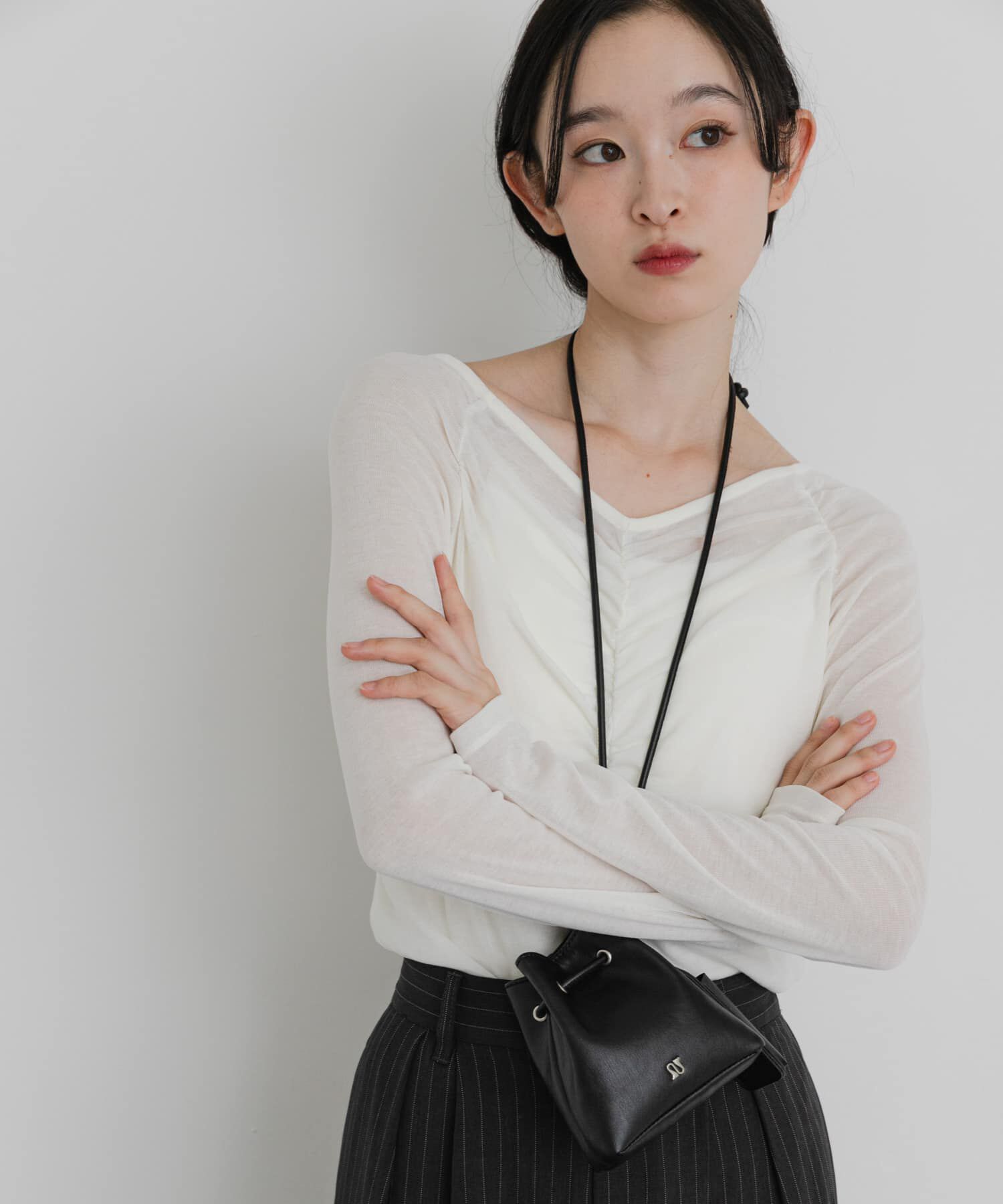 SENSE OF PLACE by URBAN RESEARCH「シャーリングボートネックトップ」|Tシャツ・カットソー|