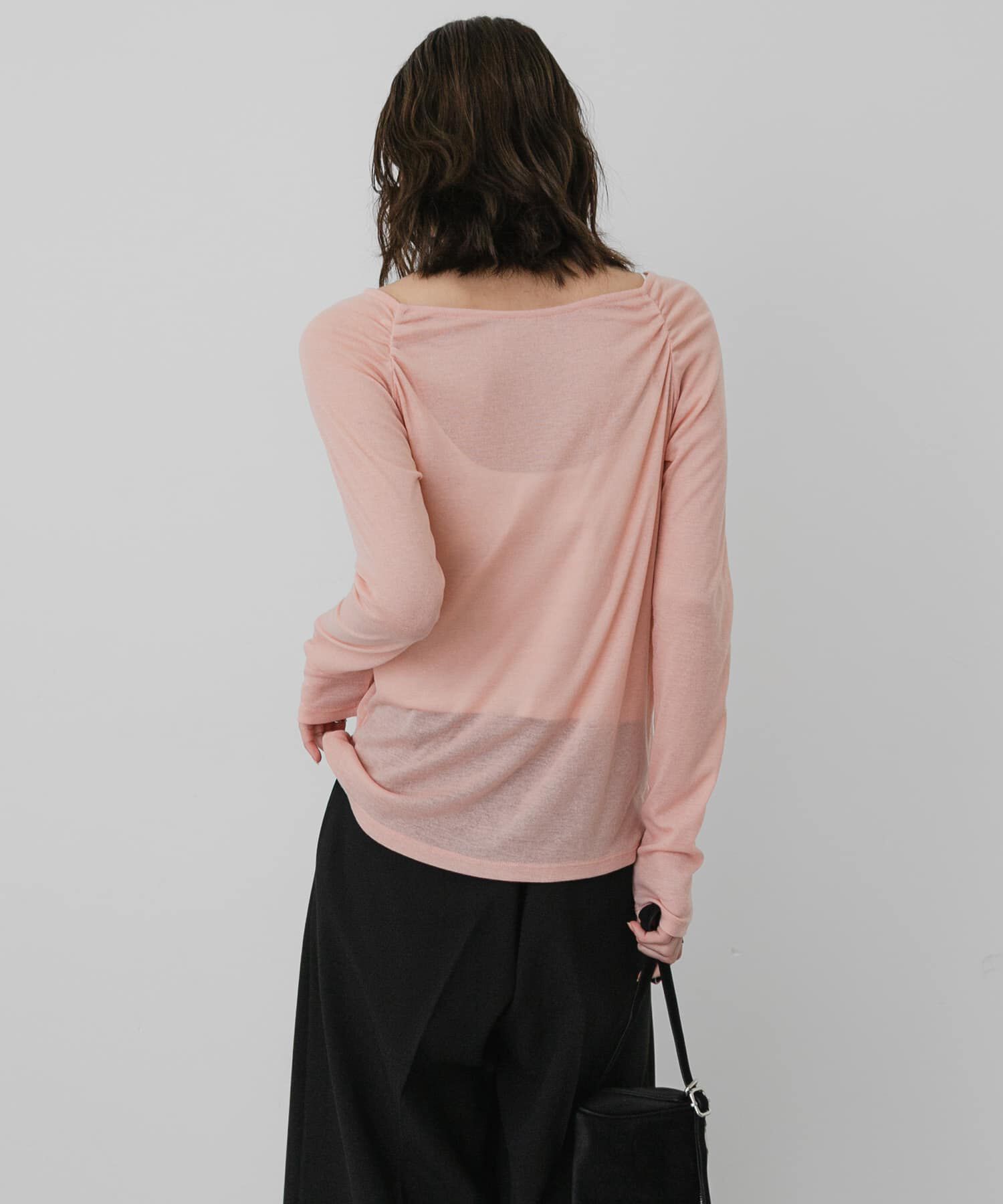 SENSE OF PLACE by URBAN RESEARCH「シャーリングボートネックトップ」|Tシャツ・カットソー|