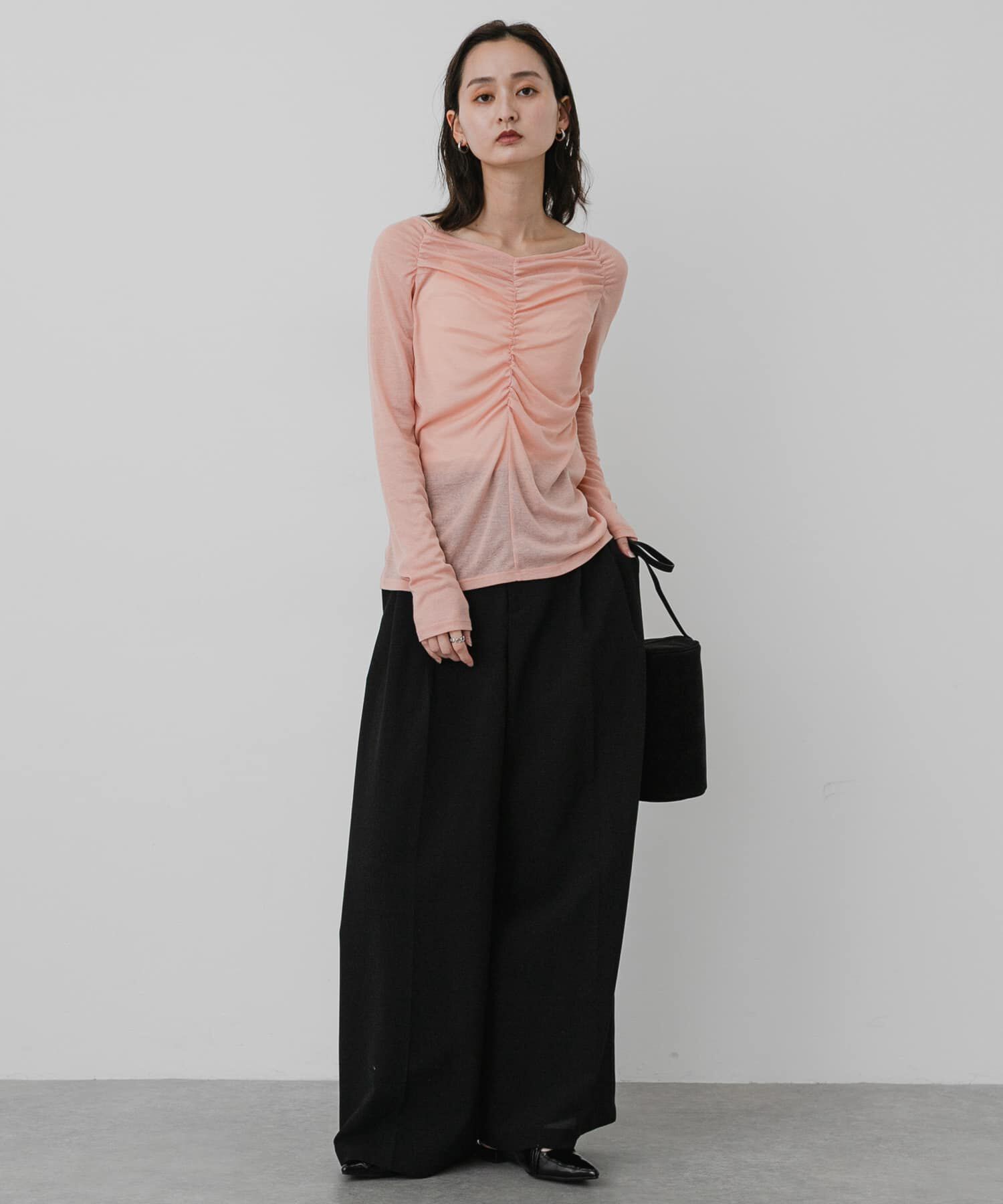 SENSE OF PLACE by URBAN RESEARCH「シャーリングボートネックトップ」|Tシャツ・カットソー|