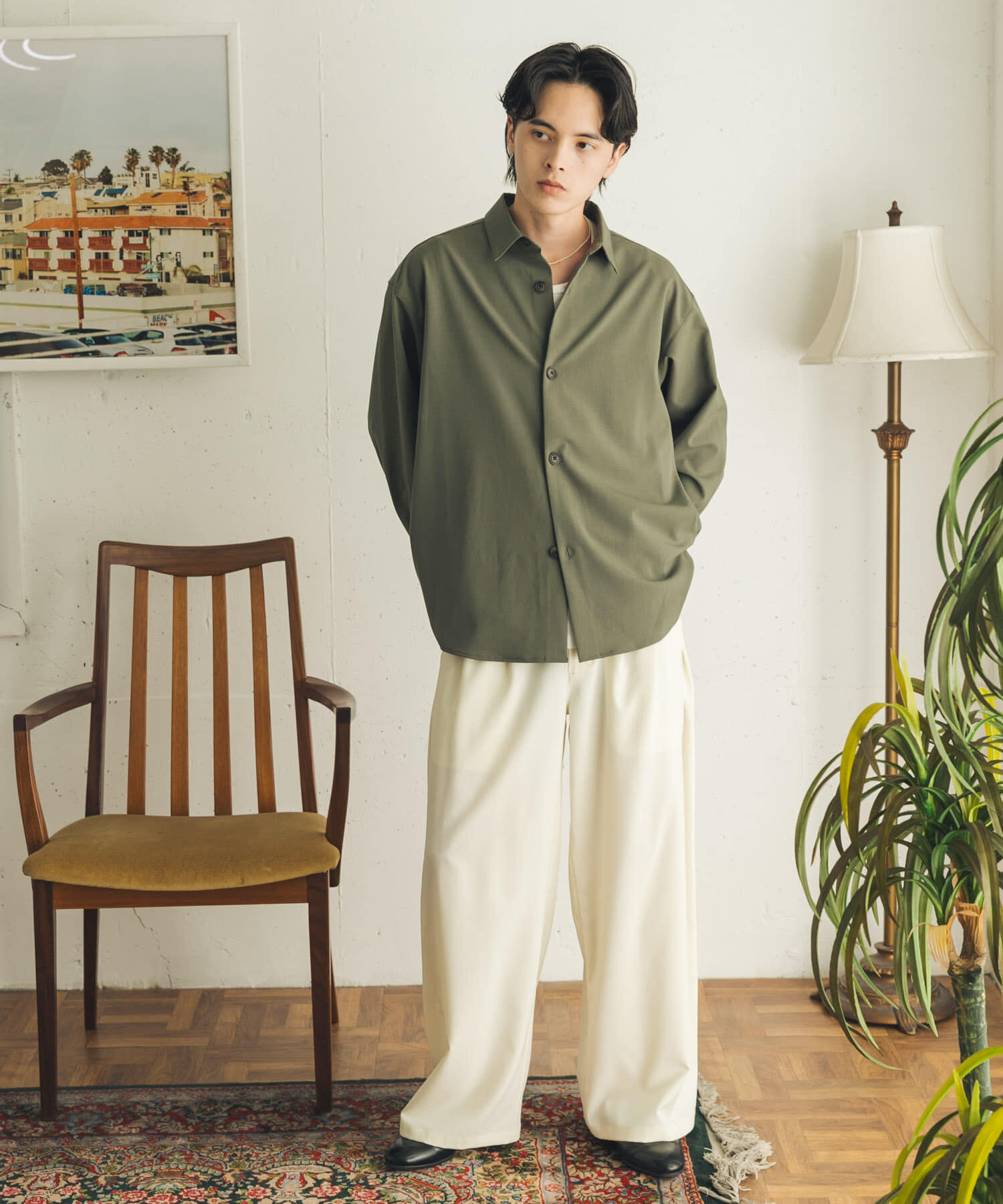 SENSE OF PLACE by URBAN RESEARCH「『イージーケア』カラールーズシャツ」|シャツ・ブラウス|