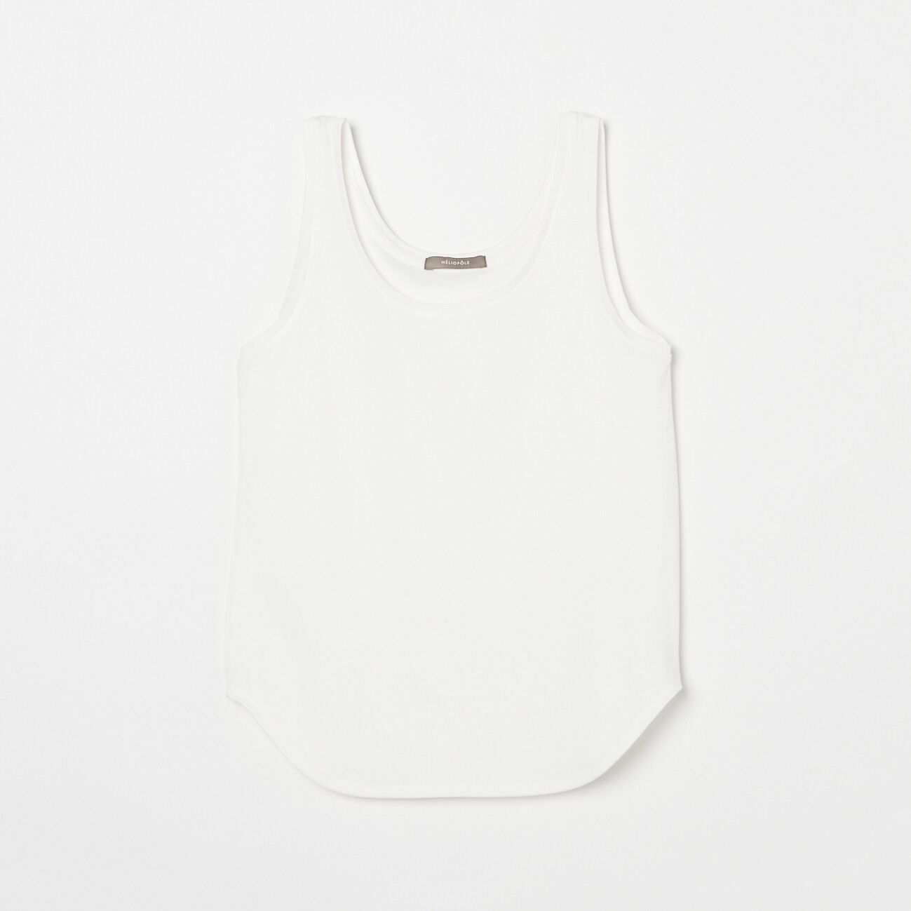 HELIOPOLE「HELIOPOLE STRETCH PONTE TANK TOP」|Tシャツ・カットソー|ホワイト