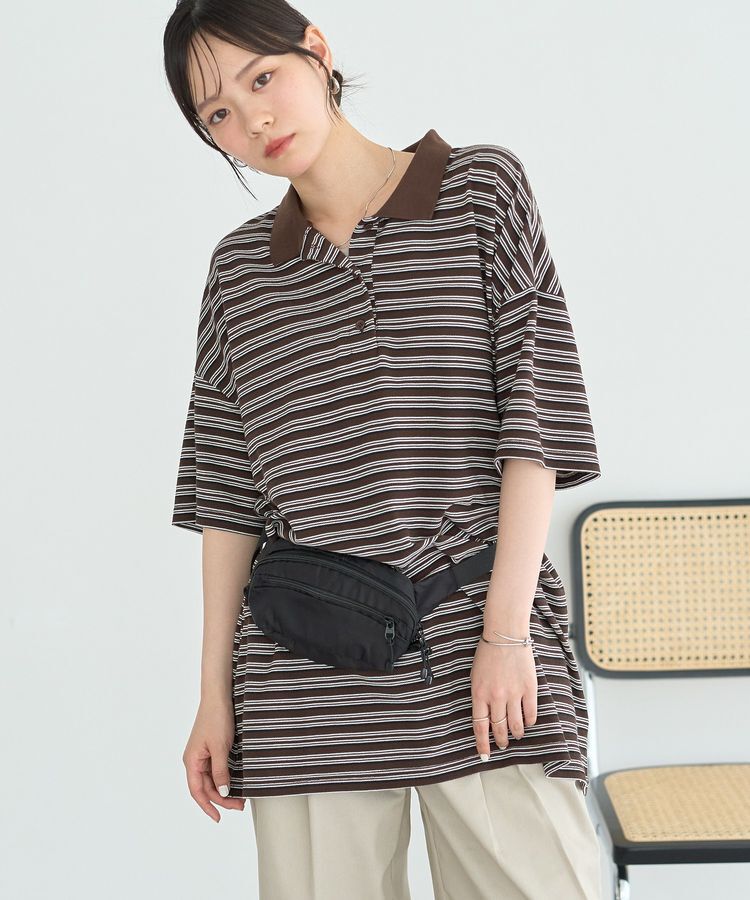 earth music&ecology「ラガーポロシャツ」|Tシャツ・カットソー|Brown