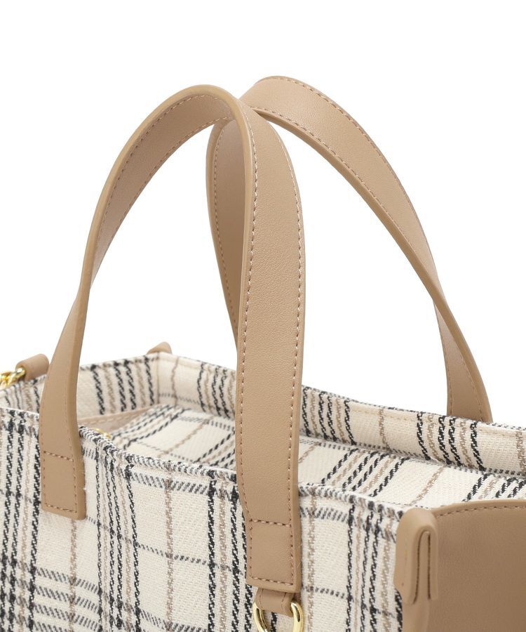 Maison de FLEUR「チェック2Wayショルダーバッグ」|ハンドバッグ|