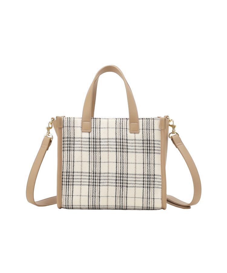 Maison de FLEUR「チェック2Wayショルダーバッグ」|ハンドバッグ|