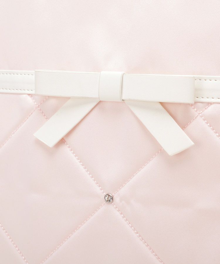 Maison de FLEUR「キルティングサテンキャリーオンバッグ」|トートバッグ|