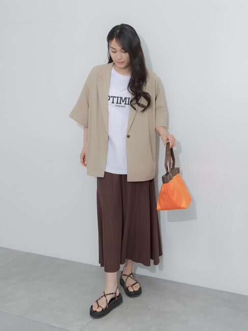 Te chichi「シンプルロゴプリントBIGTシャツ」|Tシャツ・カットソー|