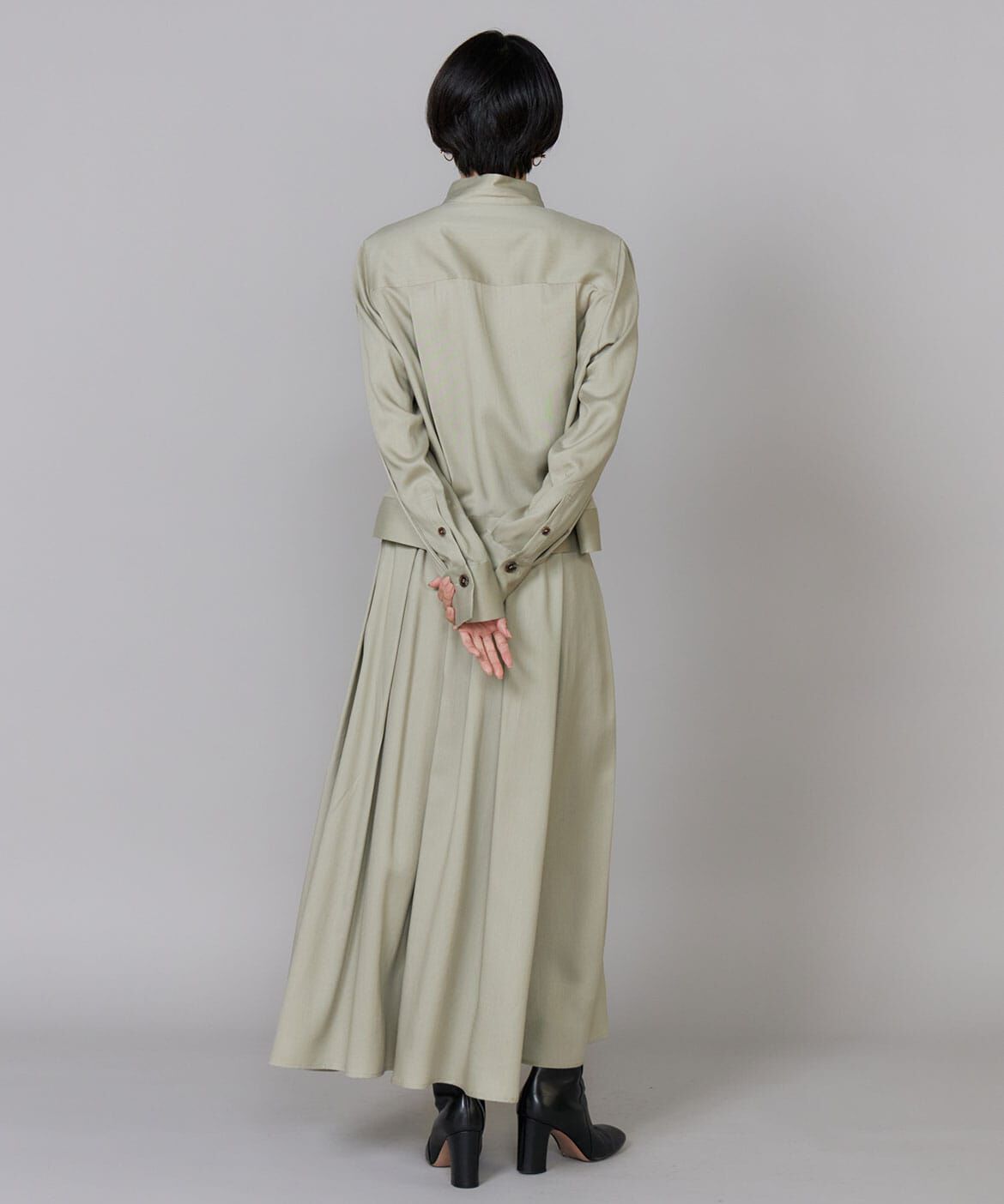 INED「《大きいサイズ》コンパクトカラーシャツブルゾン」|その他|