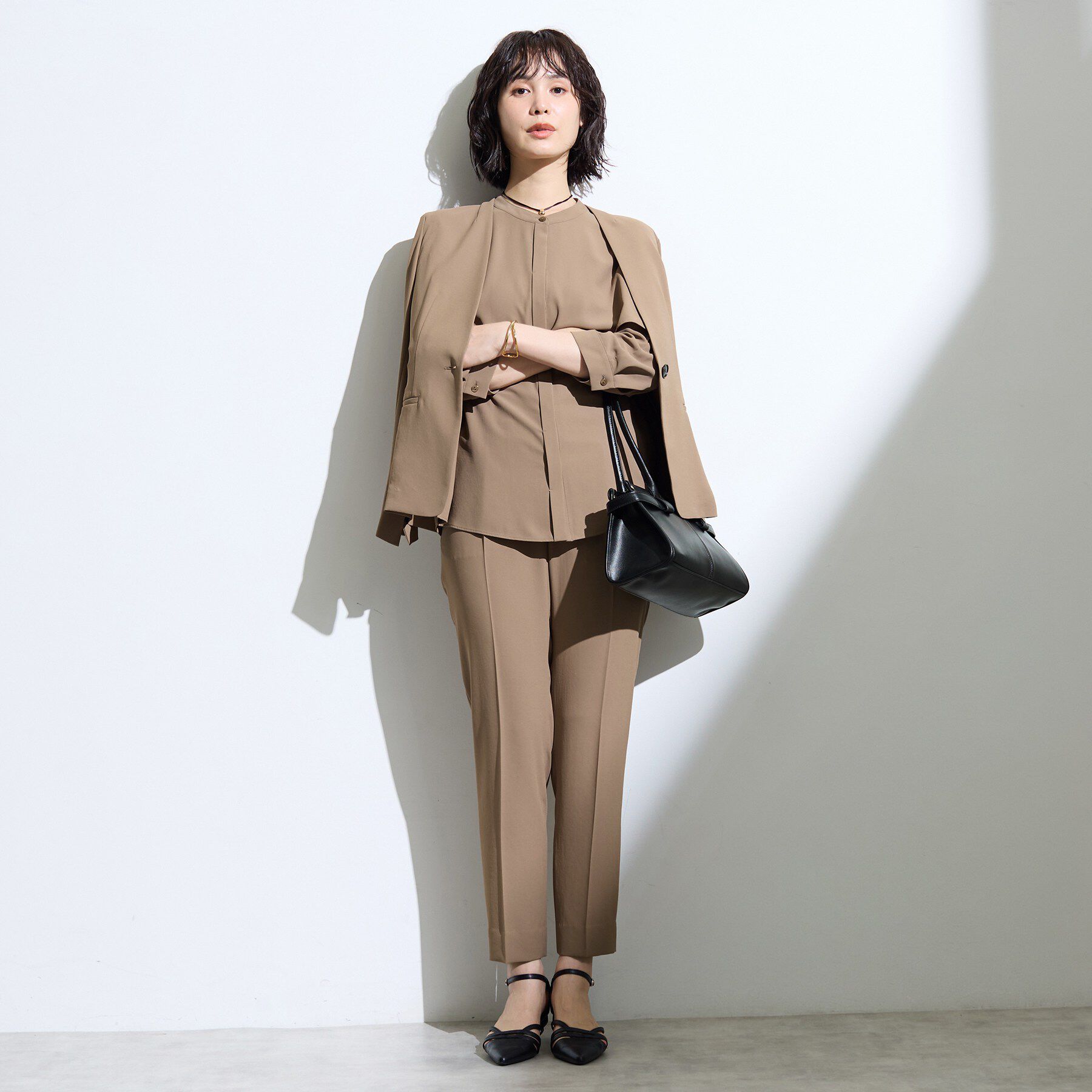 INDIVI「【接触冷感/UVケア/着る日傘】テーパードパンツ」|その他|