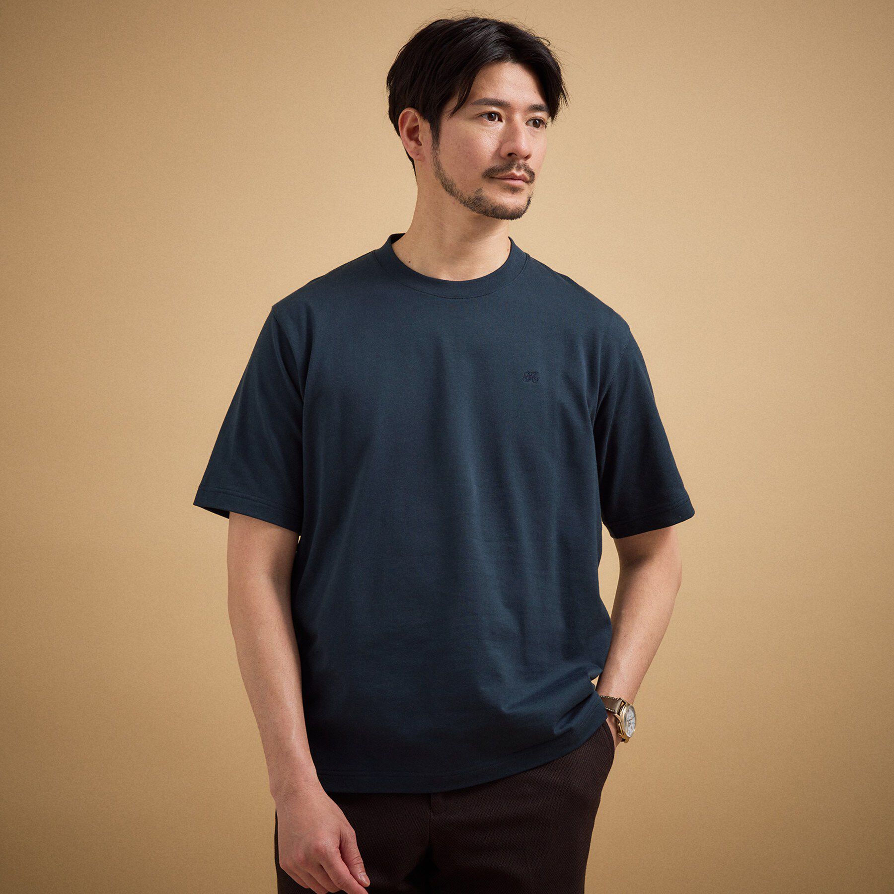 TAKEO KIKUCHI「【抗菌防臭】コットンテーラードTシャツ」|Tシャツ・カットソー|