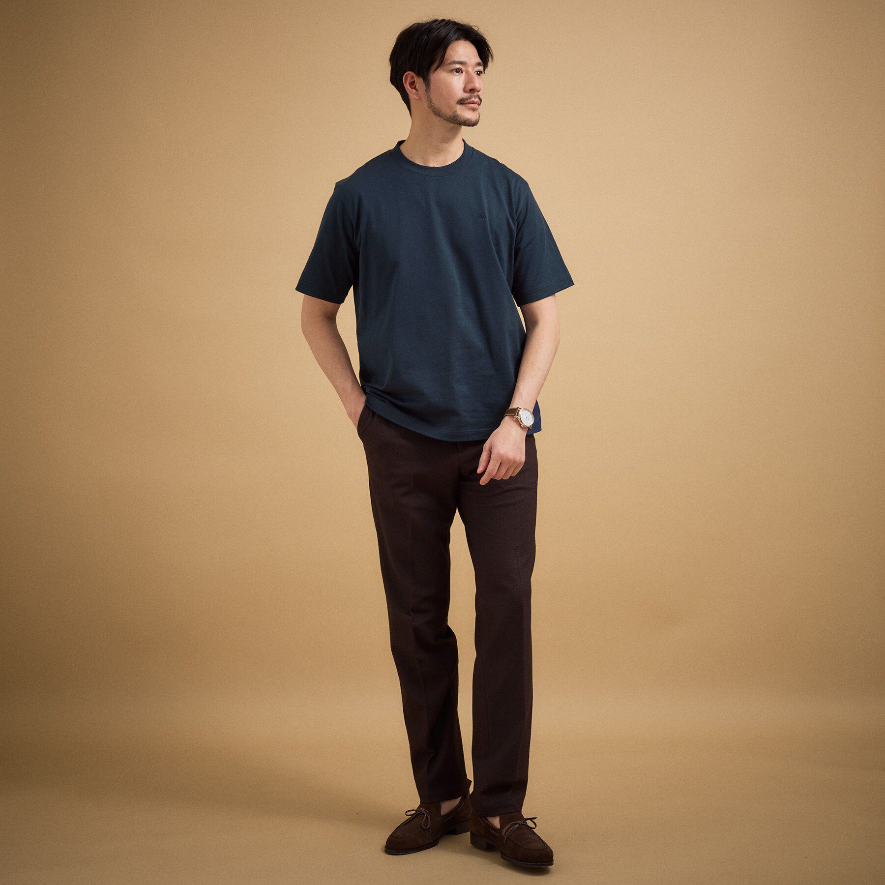 TAKEO KIKUCHI「【抗菌防臭】コットンテーラードTシャツ」|Tシャツ・カットソー|