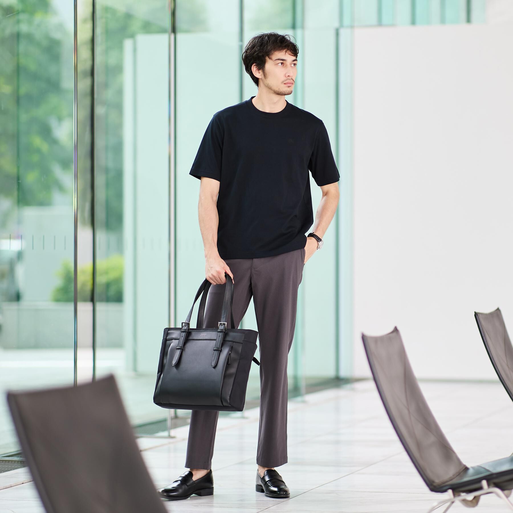 TAKEO KIKUCHI「【抗菌防臭】コットンテーラードTシャツ」|Tシャツ・カットソー|