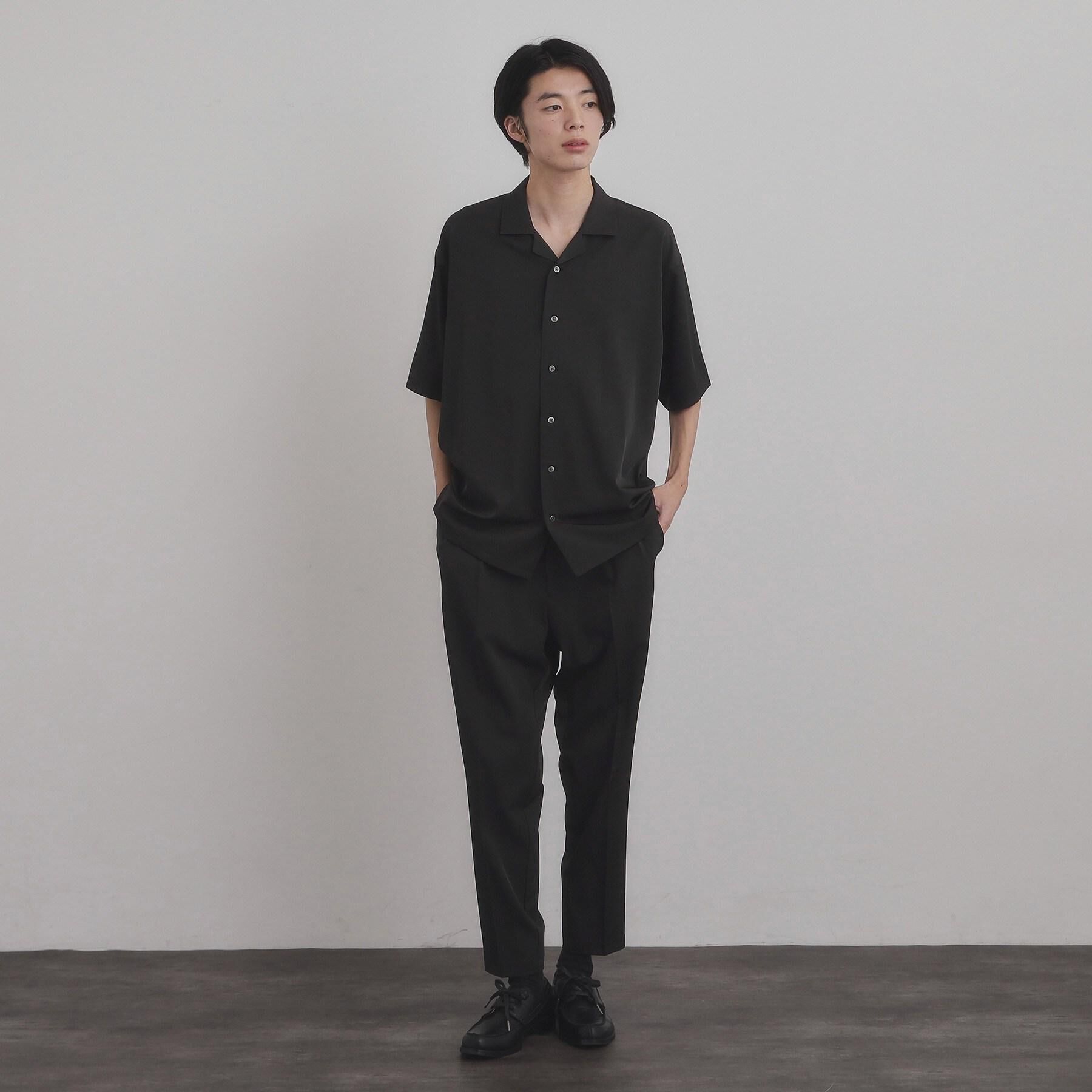 tk.TAKEO KIKUCHI「【暑い夏に最適！】ルーズトロミシャツセットアップ/上下2点セット/接触冷感/ストレッチ/洗える/オー」|スーツ|