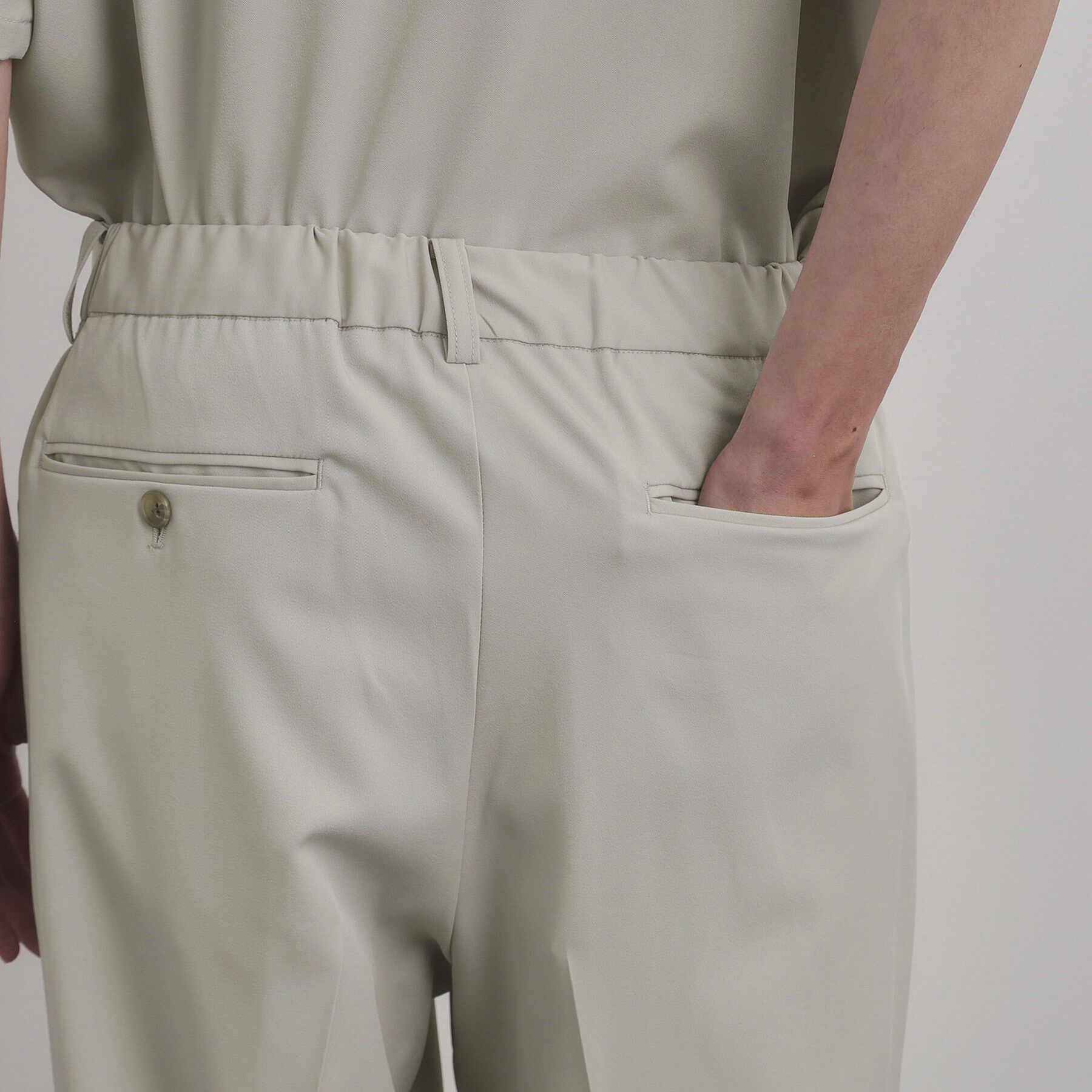 tk.TAKEO KIKUCHI「【暑い夏に最適！】ルーズトロミシャツセットアップ/上下2点セット/接触冷感/ストレッチ/洗える/オー」|スーツ|