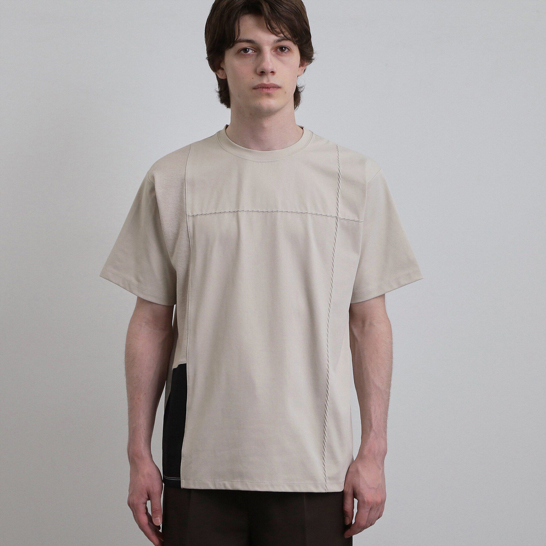 tk.TAKEO KIKUCHI「【吸水速乾/ＵＶカット】ダッシュライン切替Tシャツ」|Tシャツ・カットソー|