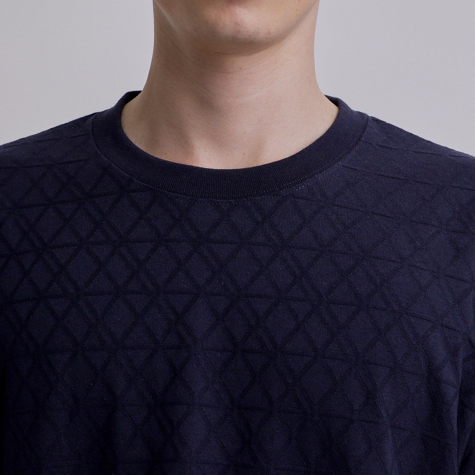 tk.TAKEO KIKUCHI「バイヤスジャカードTシャツ」|Tシャツ・カットソー|