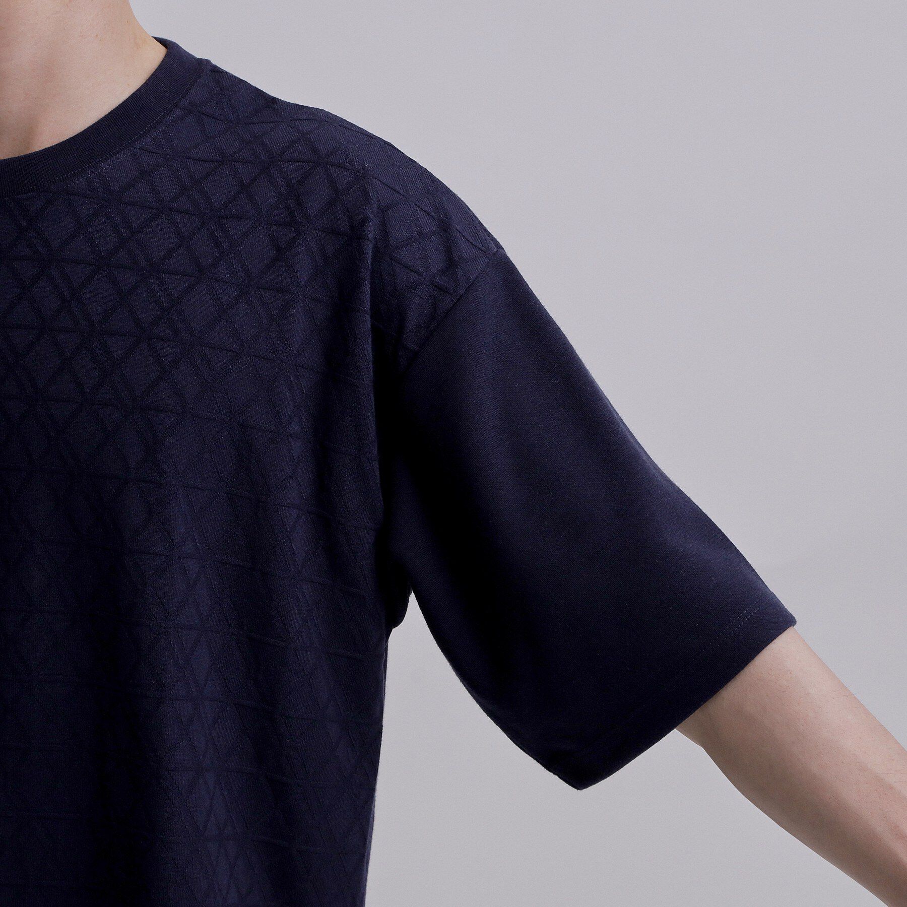 tk.TAKEO KIKUCHI「バイヤスジャカードTシャツ」|Tシャツ・カットソー|