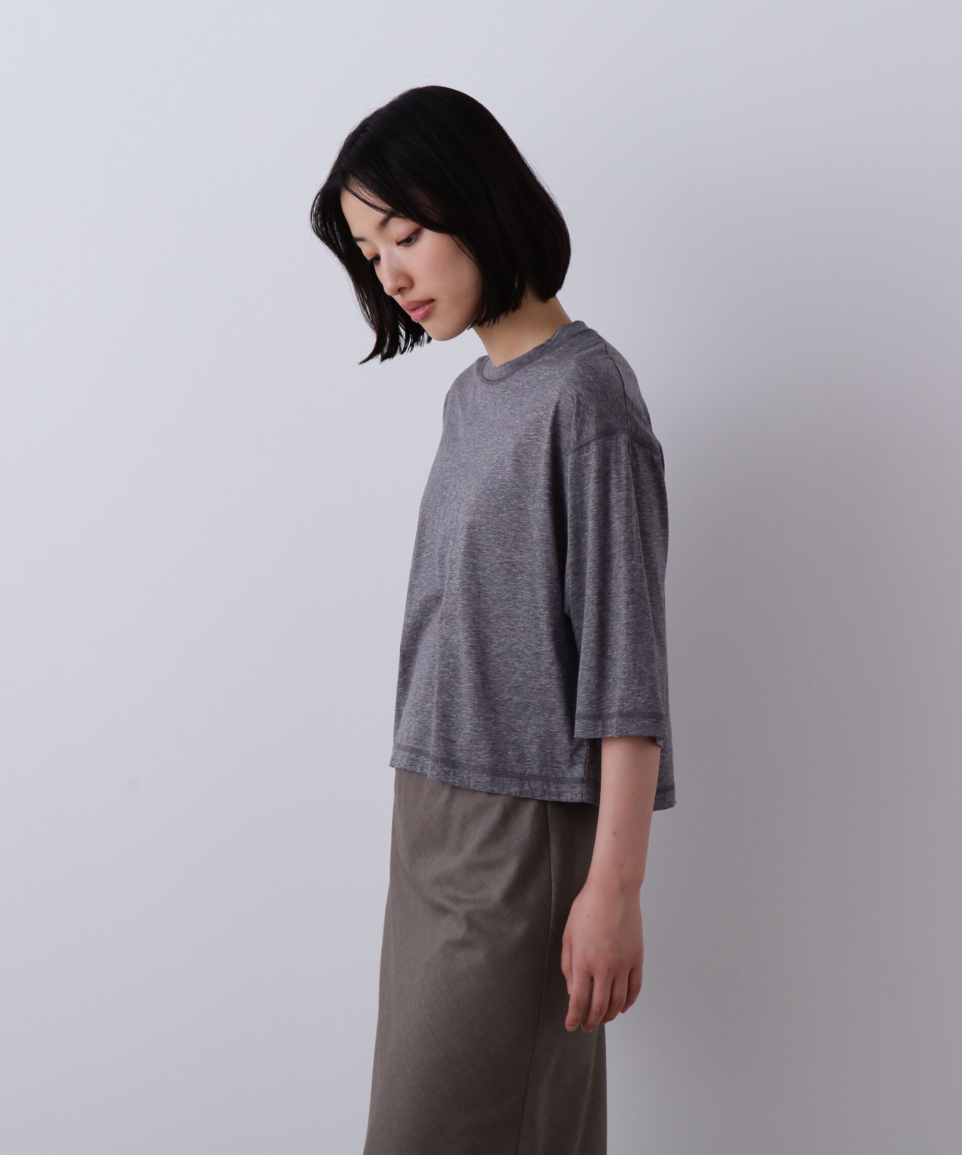 YLEVE 「YLEVE / COTTON SHEER JERSEY SHORT SLEEVE」|Tシャツ・カットソー|
