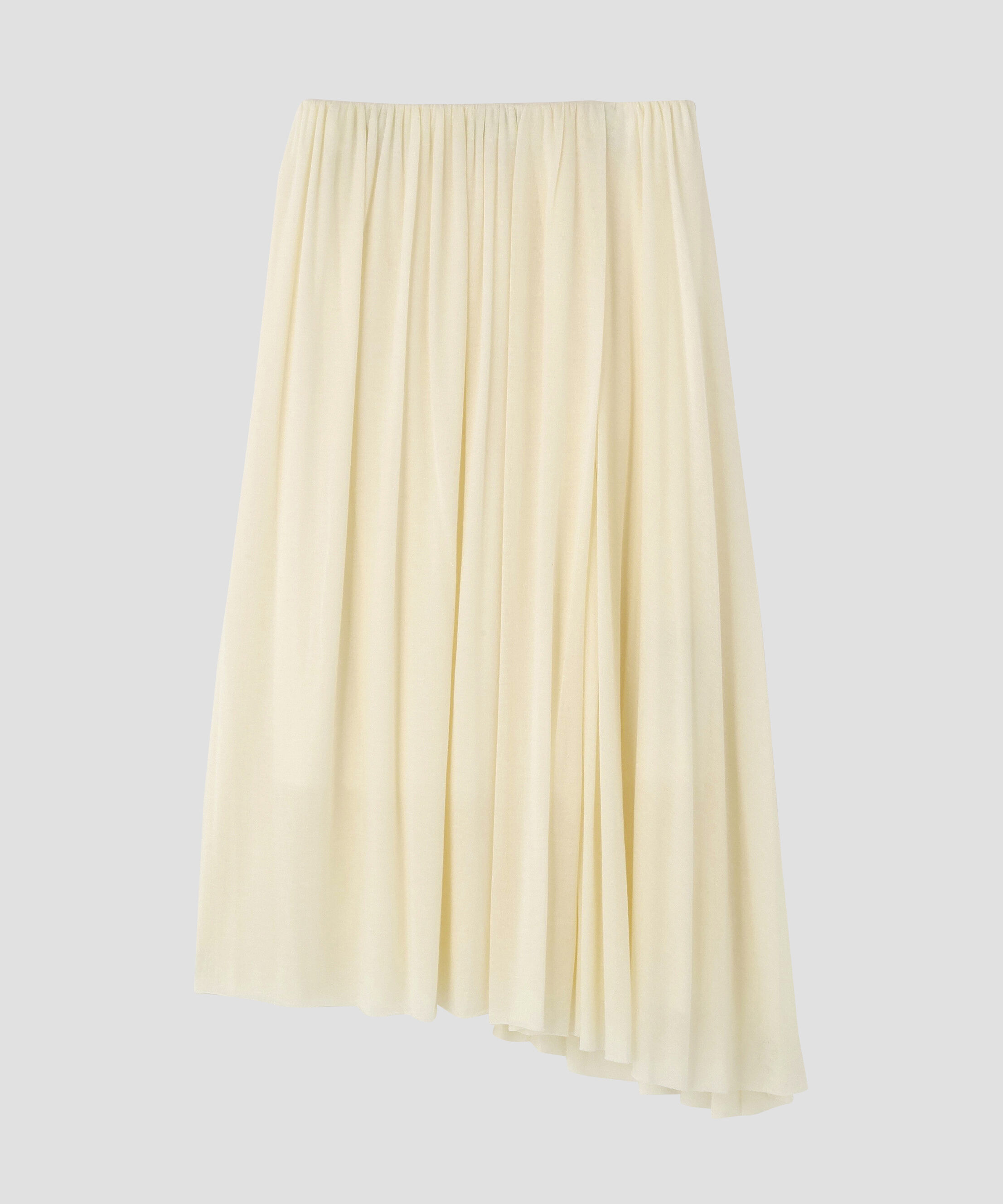 YLEVE 「YLEVE / CASHMERE SILK SHEER JERSEY SKIRT」|スカート|ホワイト