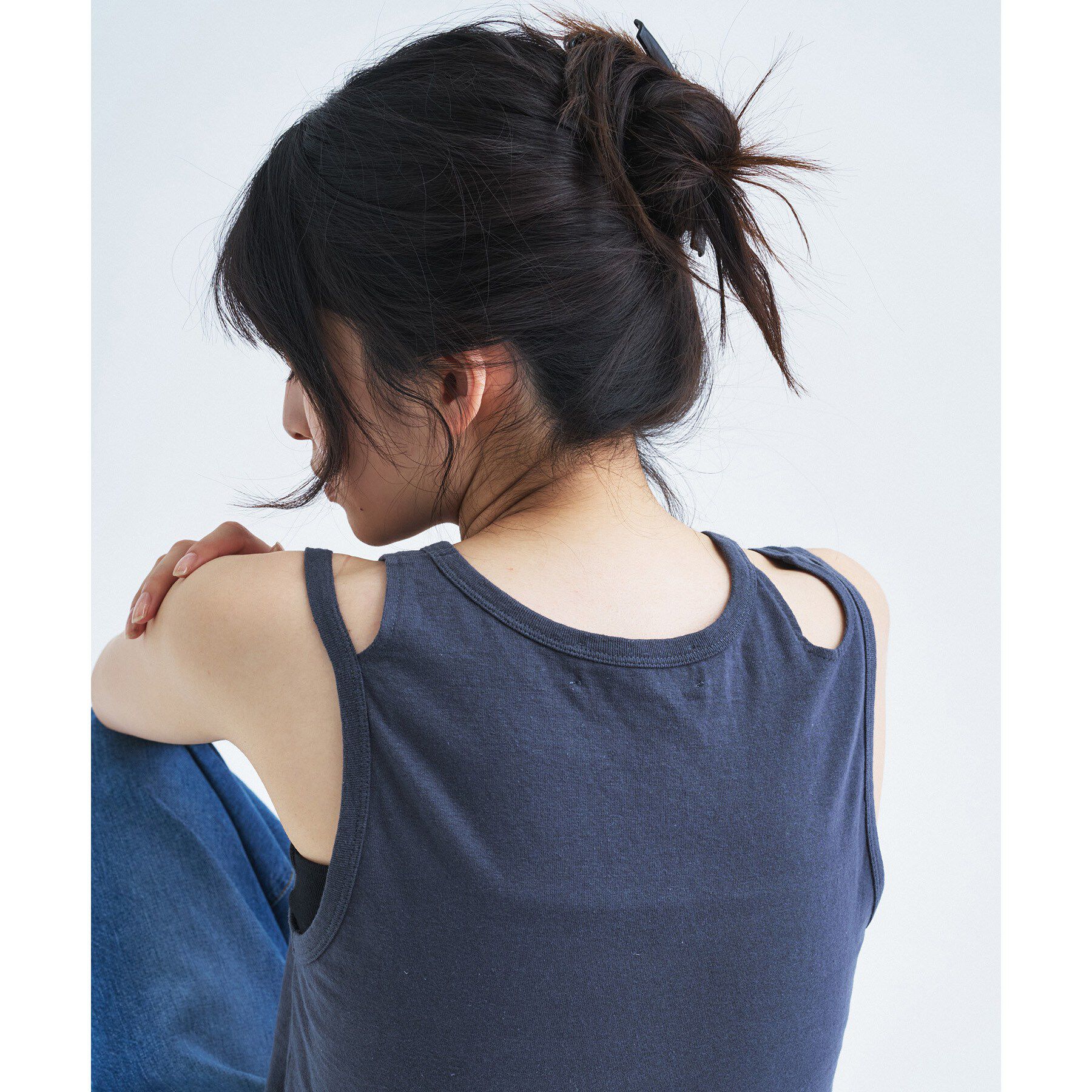 CODE A「IRONING｜cut out tank top」|キャミソール|