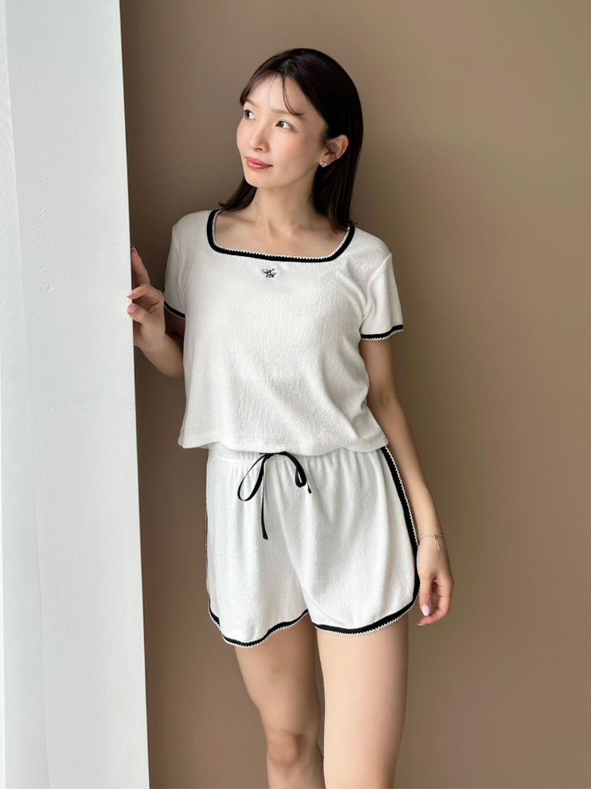 SNIDEL HOME「【SorbetLight】【接触冷感】パイルショートパンツ」|ルームウェア|