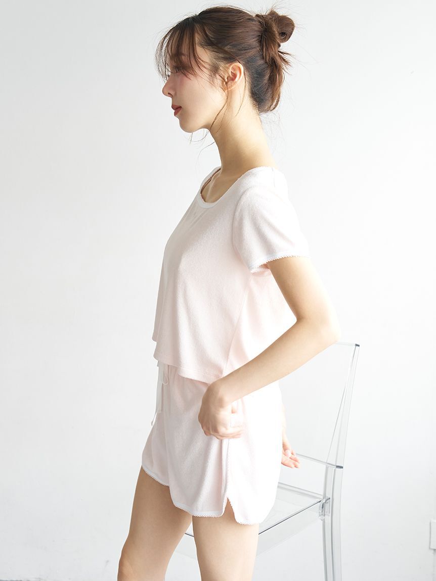 SNIDEL HOME「【SorbetLight】【接触冷感】パイルショートパンツ」|ルームウェア|
