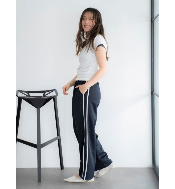 Ungrid「ヘンリーハーフスリーブTee」|Tシャツ・カットソー|