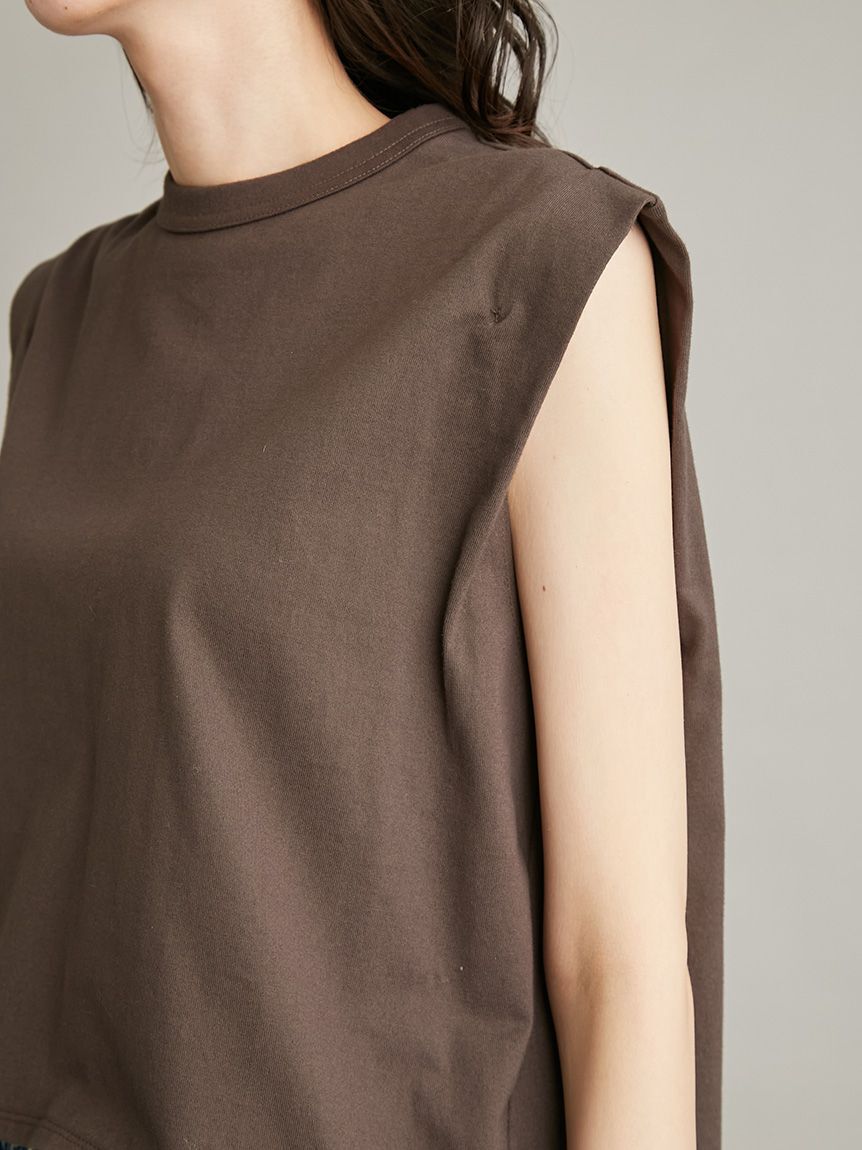 Mila Owen「【接触冷感】ノースリテールトップス」|Tシャツ・カットソー|