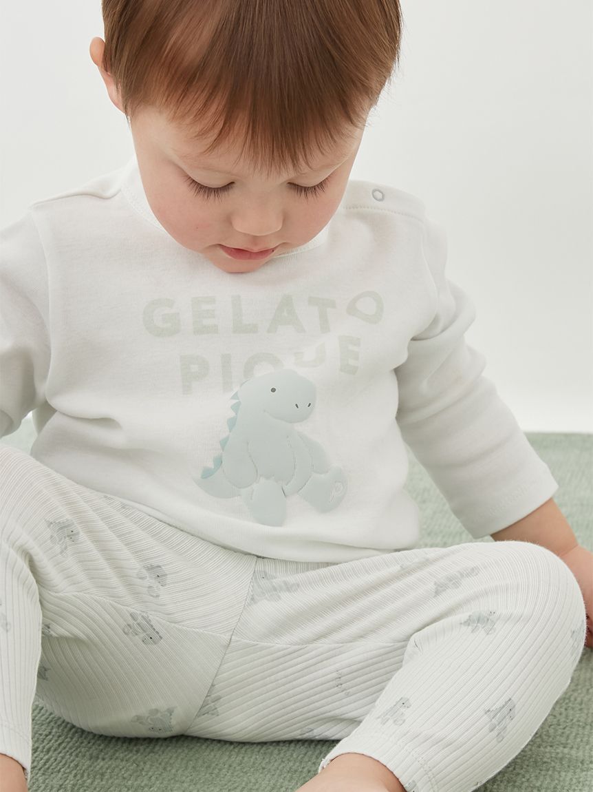 GELATO PIQUE KIDS & BABY「【BABY】ぬいぐるみワンポイントロンT」|その他ベビーウェア|
