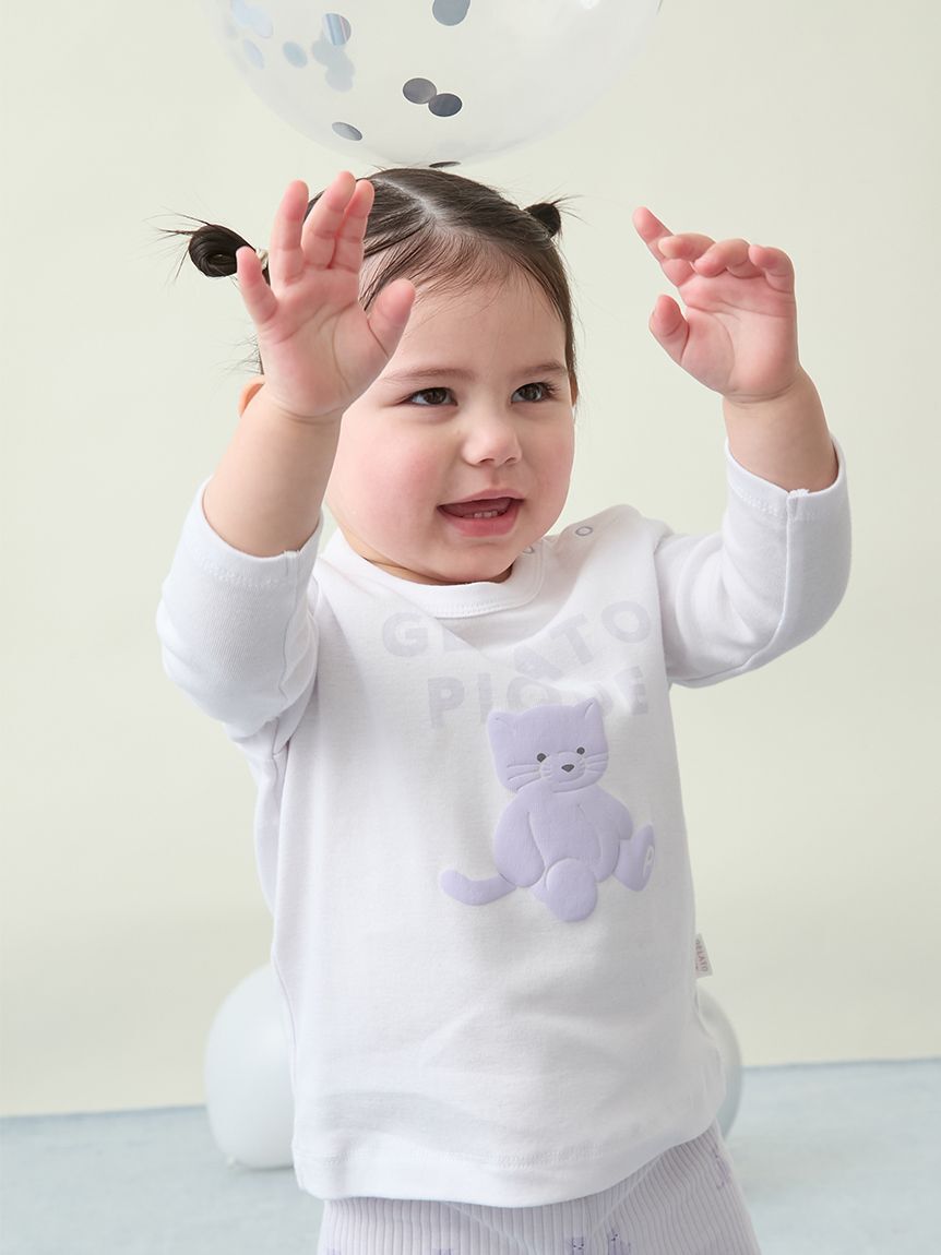GELATO PIQUE KIDS & BABY「【BABY】ぬいぐるみワンポイントロンT」|その他ベビーウェア|