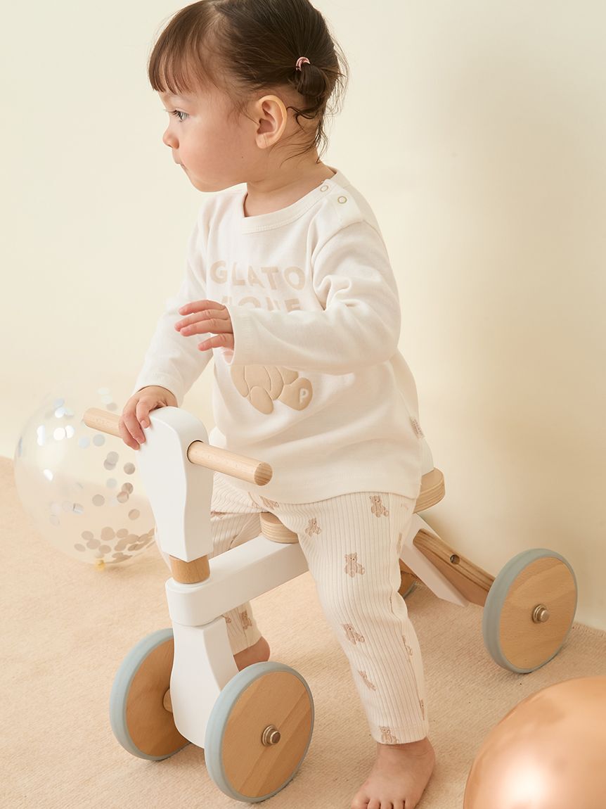 GELATO PIQUE KIDS & BABY「【BABY】ぬいぐるみワンポイントロンT」|その他ベビーウェア|
