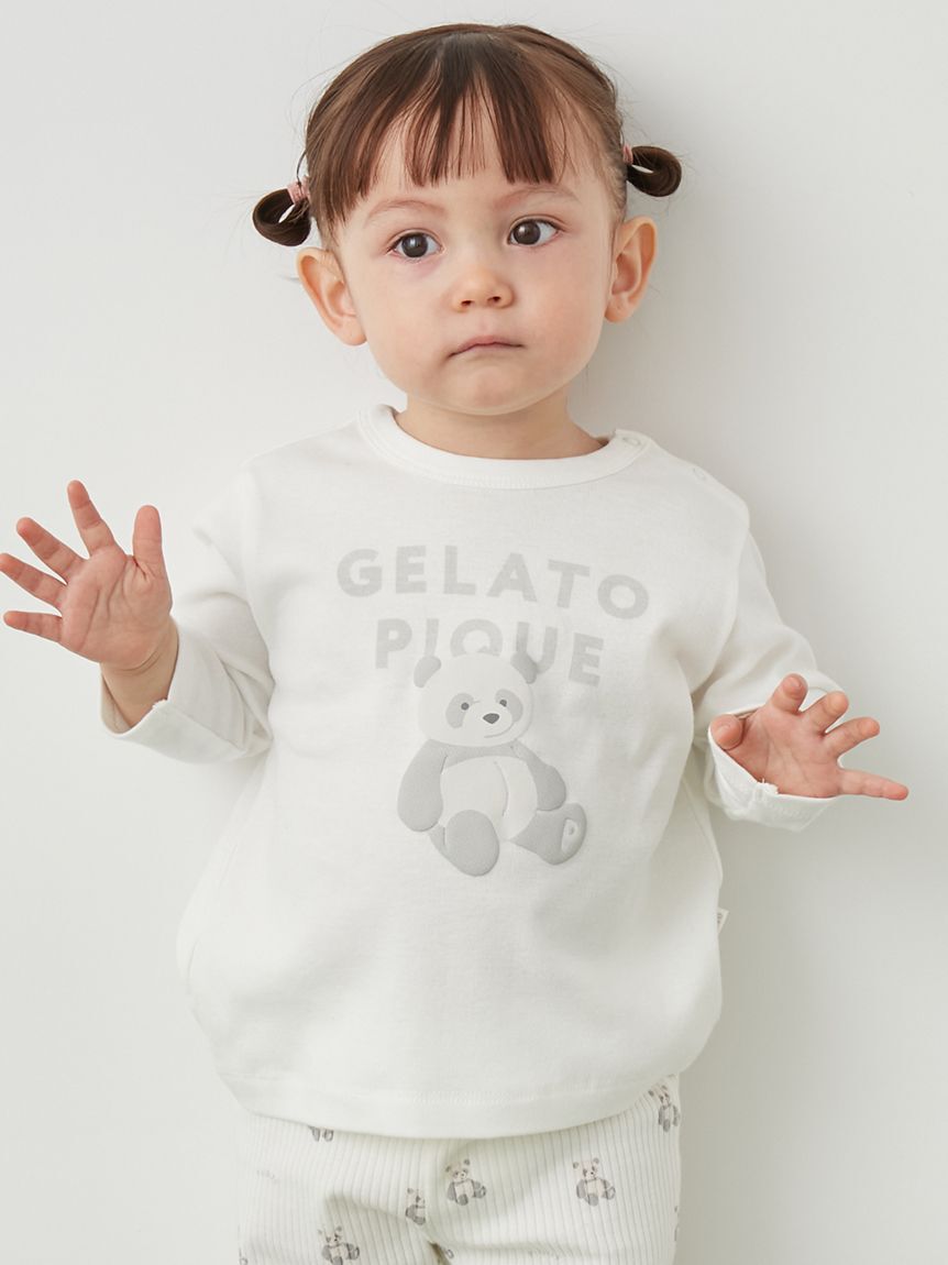 GELATO PIQUE KIDS & BABY「【BABY】ぬいぐるみワンポイントロンT」|その他ベビーウェア|
