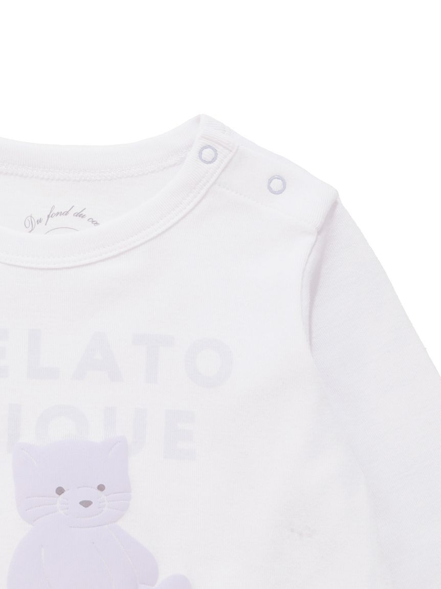 GELATO PIQUE KIDS & BABY「【BABY】ぬいぐるみワンポイントロンT」|その他ベビーウェア|